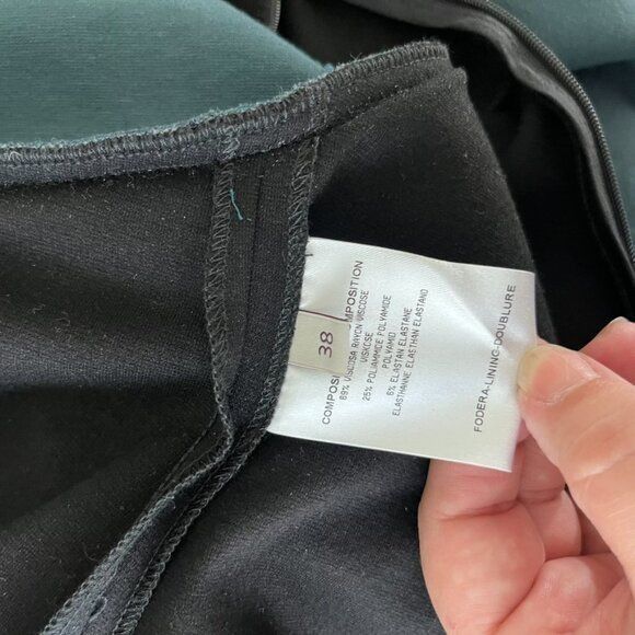 Stella McCartney Stella McCartney Two Tone Peplum Midi Dress Size XS / US 0-2 / IT 36-38 - 12 Thumbnail