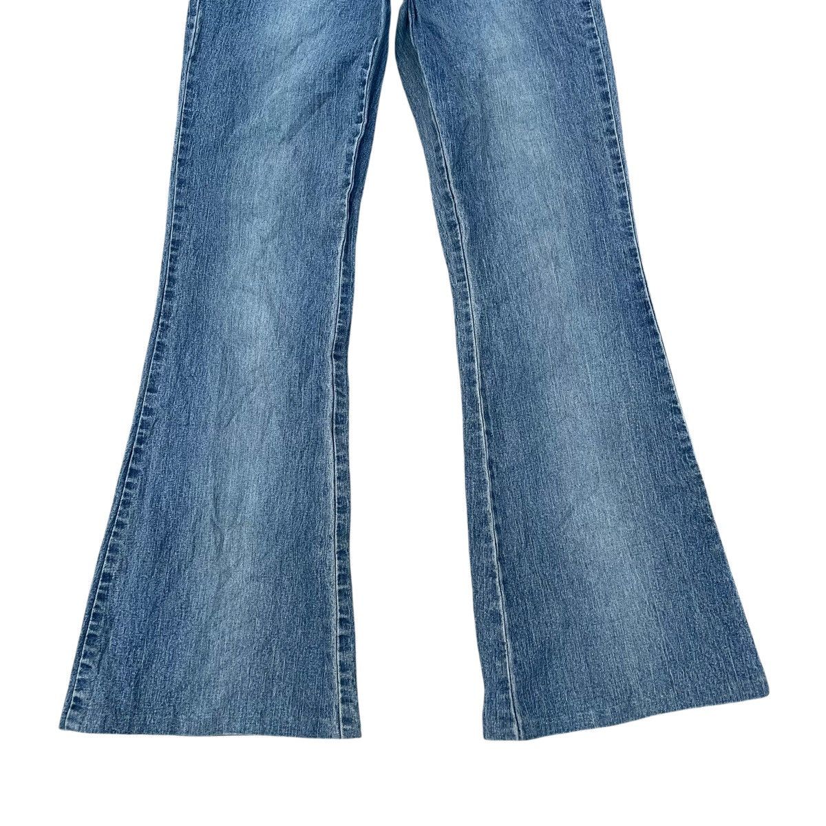 Hysteric Glamour ANGELS WASHED GENUINE LEATHER BELT FLARE PANTS Size 26" / US 2 / IT 38 - 6 Thumbnail