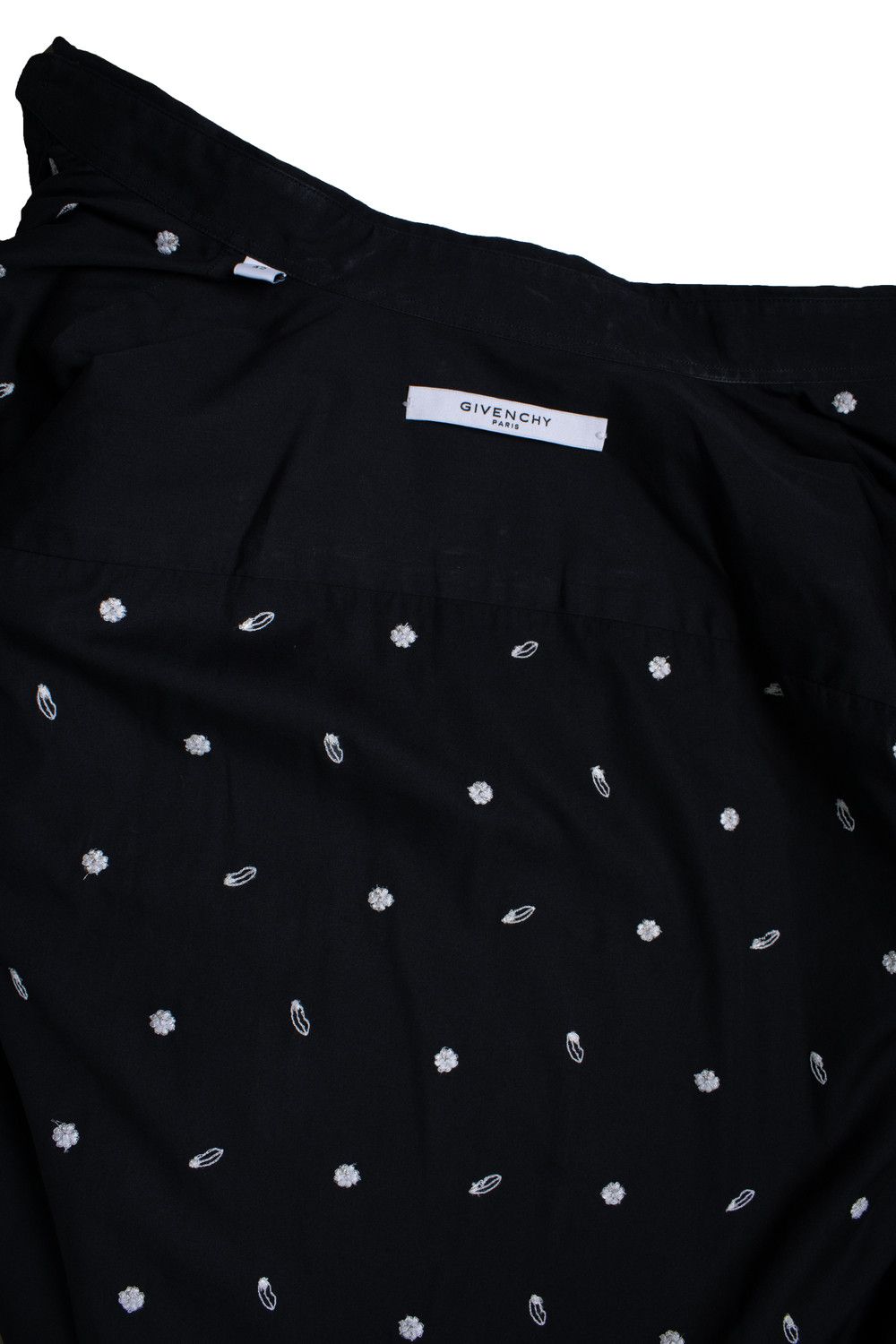 Givenchy Givenchy, Black cotton lip embroidered shirt Size US XL / EU 56 / 4 - 8 Thumbnail