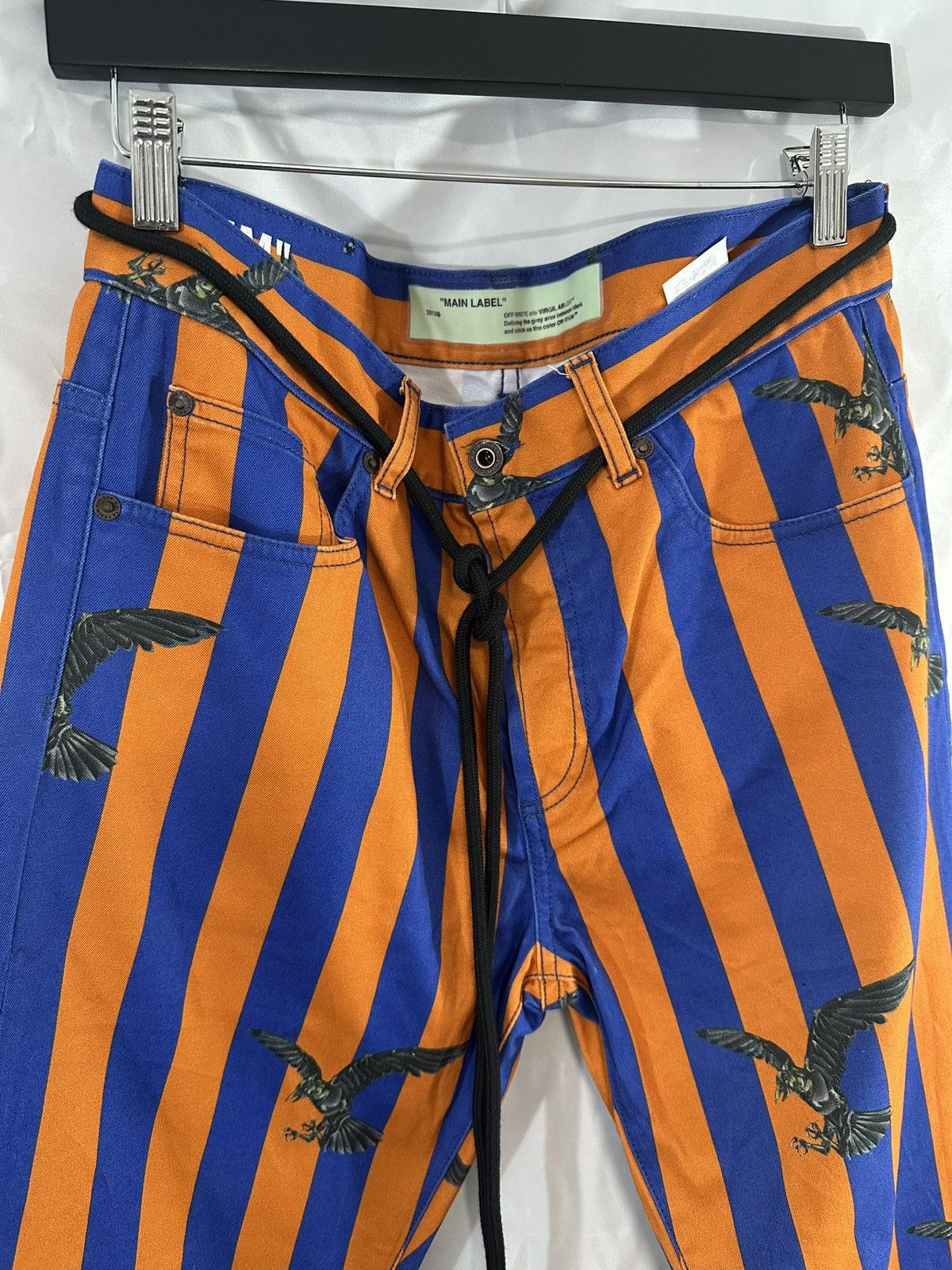 Off-White Off White Striped Denim Size US 32 / EU 48 - 4 Thumbnail