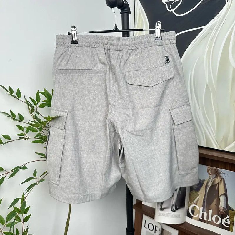 Burberry Burberry Gray Cotton Men's Summer Shorts Size US 32 / EU 48 - 1 Thumbnail