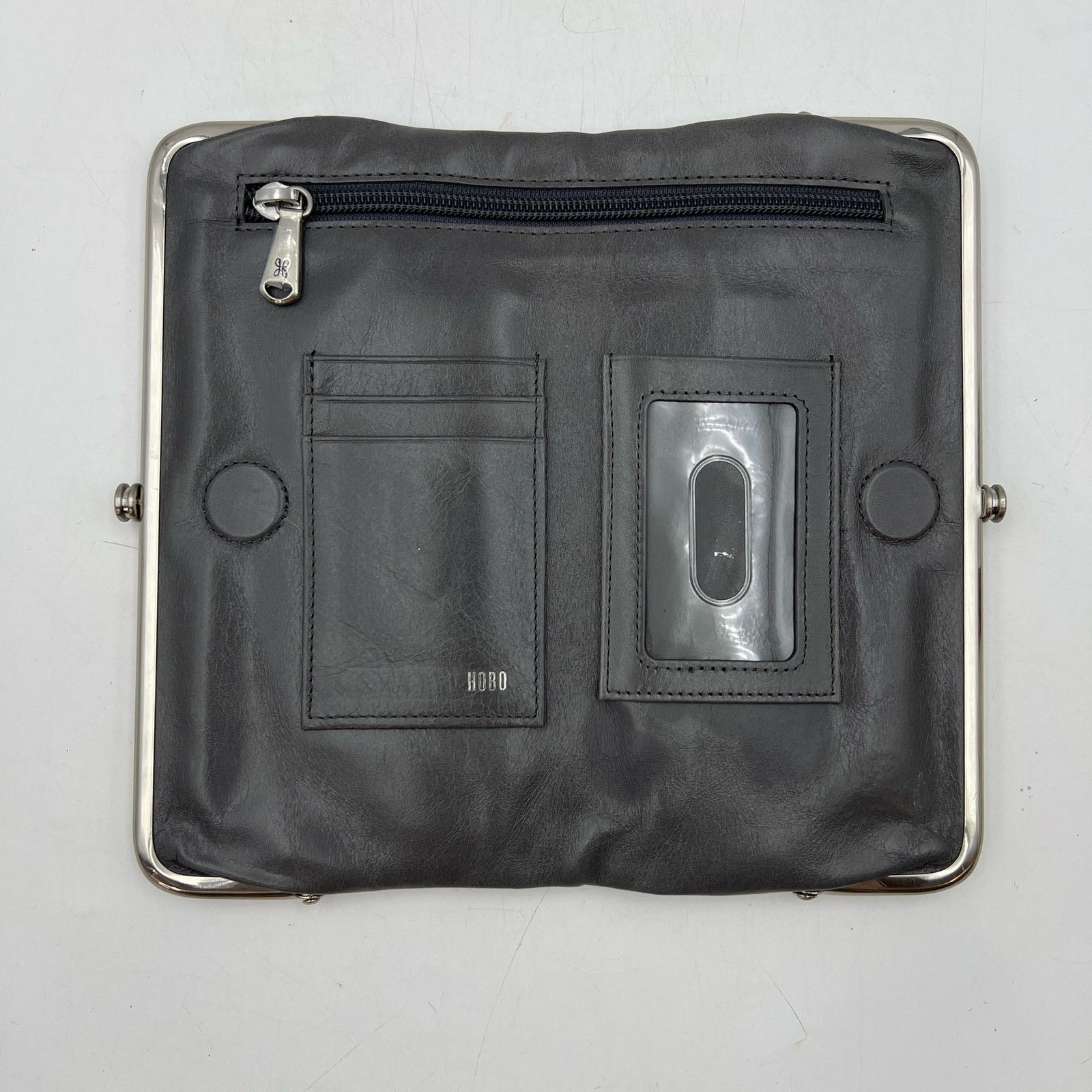 Other Hobo International Lauren Wallet Gray Leather Clutch Size ONE SIZE - 3 Thumbnail
