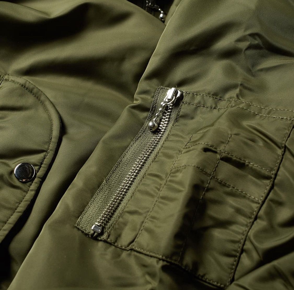 Midnight Studios New Midnight Studios MA-1 Bomber Detachable Logo Scarf 3 L Size US L / EU 52-54 / 3 - 11 Thumbnail