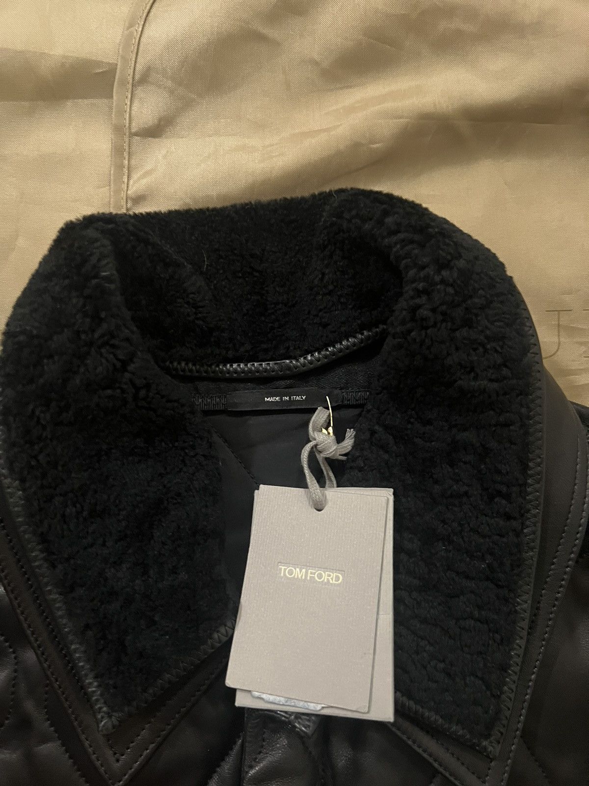 Tom Ford Tom Ford Quilted Shearling Leather Jacket size 62 XXL $8500 Size US XXL / EU 58 / 5 - 3 Thumbnail