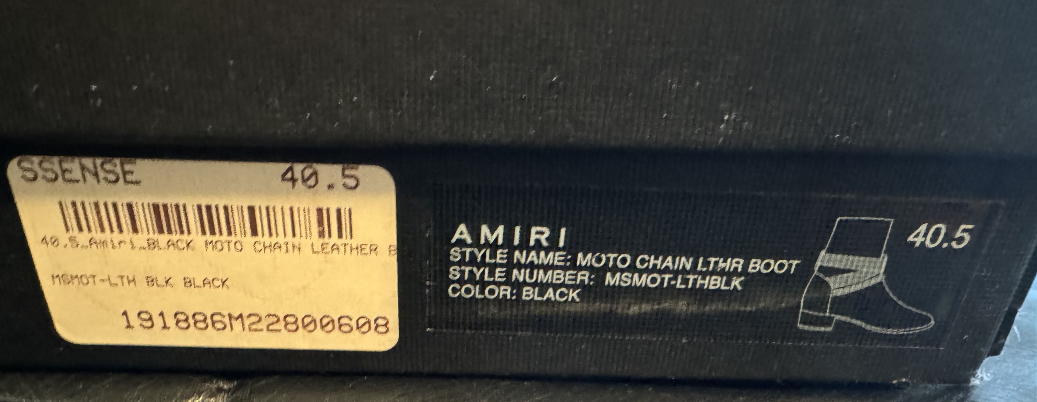 Amiri AMIRI MOTO CHAIN LTHR BOOT Size US 7.5 / EU 40-41 - 15 Thumbnail