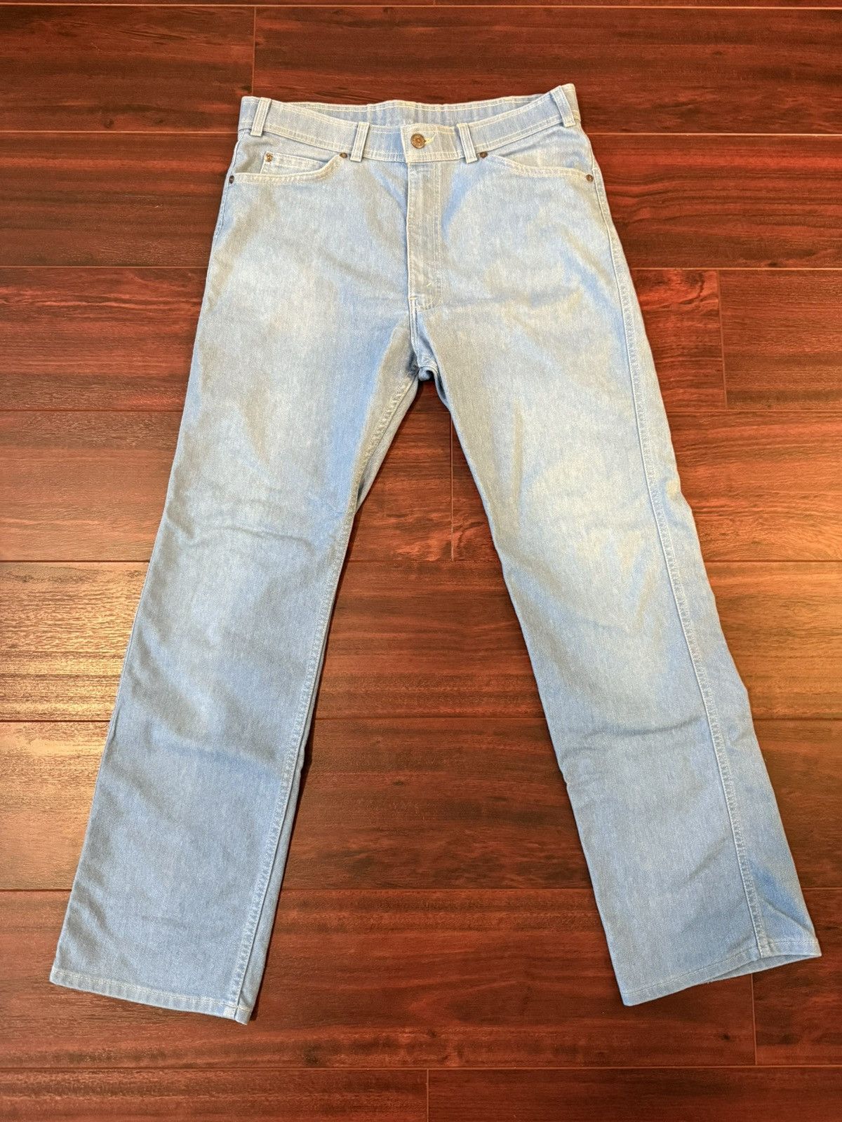 Levi's Vintage 80s Levi’s 415 Bootcut Skosh Flared Jeans 34x31 USA Size US 34 / EU 50 - 1 Thumbnail