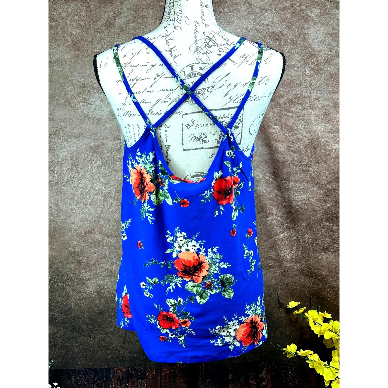 Other Papermoon Basima Back Detail Knit Top Blue Floral M Size M / US 6-8 / IT 42-44 - 8 Thumbnail
