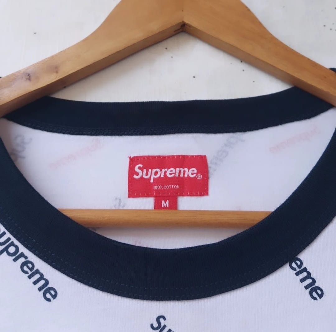 Supreme F/W18 SUPREME SCATTER RINGER TSHIRT Size US L / EU 52-54 / 3 - 3 Thumbnail