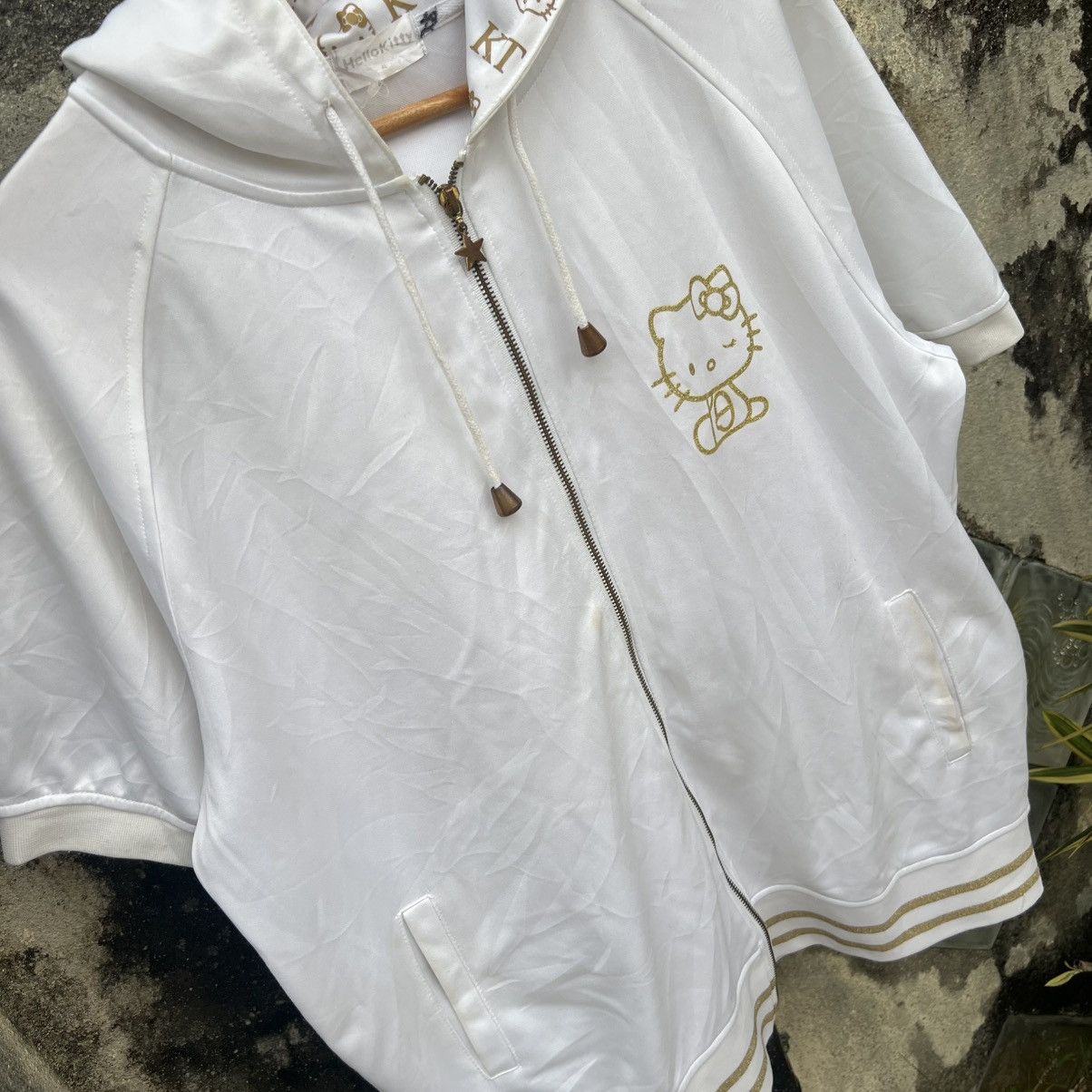 Anime × Japanese Brand × Vintage “HELLOKITTY” SHORT SLEEVE BACKHIT HOODIE Size US XXL / EU 58 / 5 - 3 Thumbnail