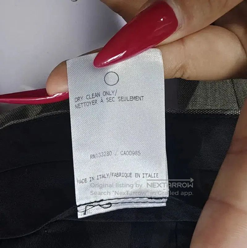 Thom Browne Thom Browne Gray Cotton Relaxed Pants . Size 31" - 6 Thumbnail