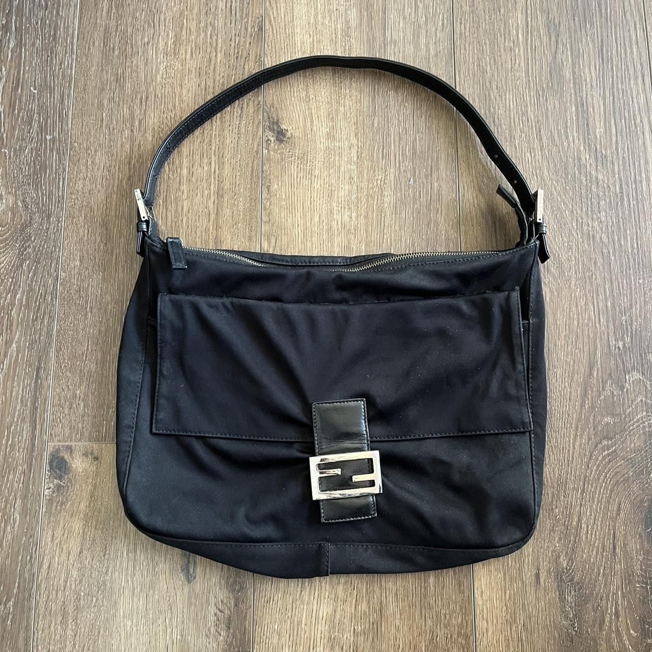 Fendi Vintage Fendi Mama Baguette Black and Silver hardware Size ONE SIZE - 1 Thumbnail