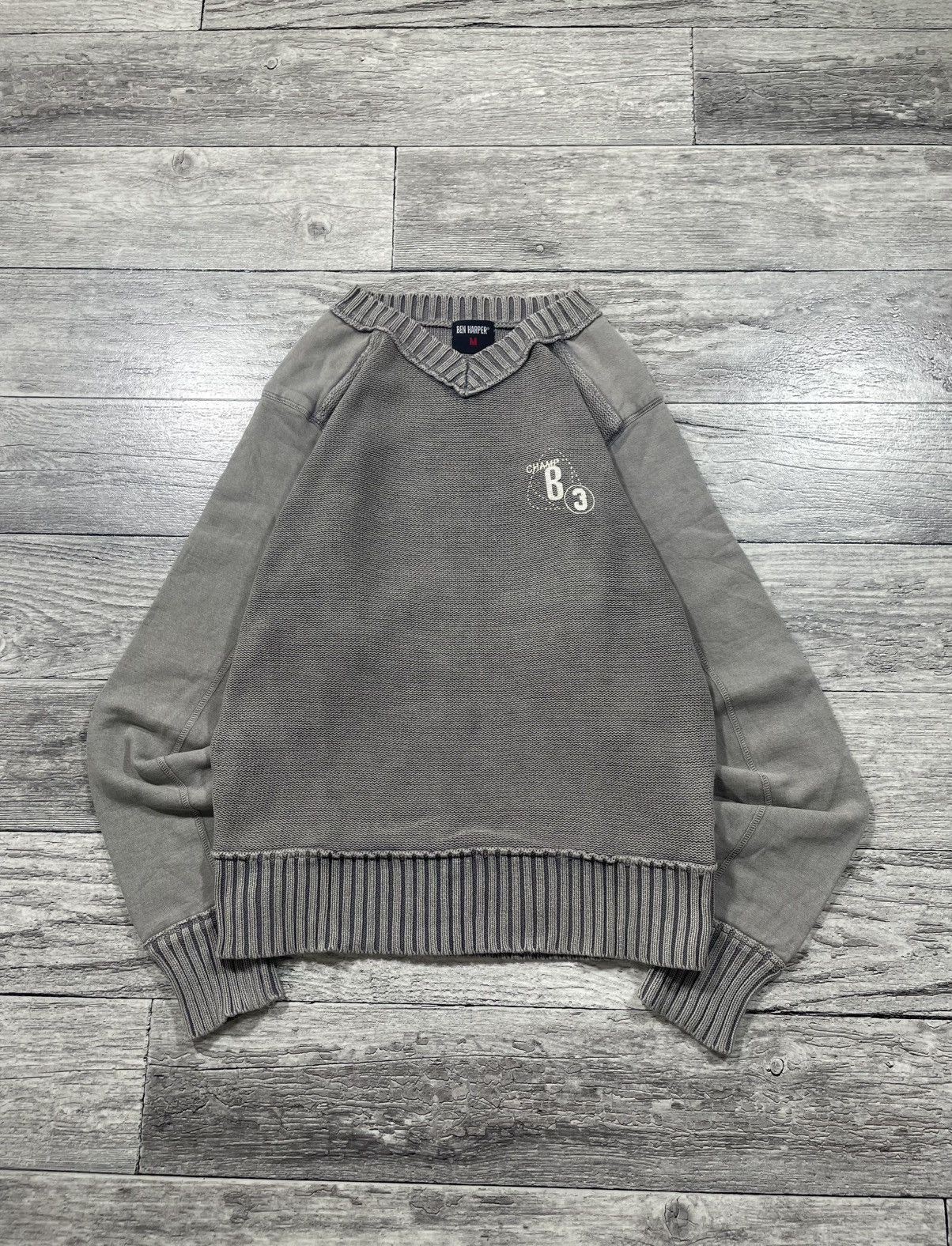 Japanese Brand Vintage Ben Harper Hysterical Japan Style Sweater 2000s Size US M / EU 48-50 / 2 - 4 Thumbnail