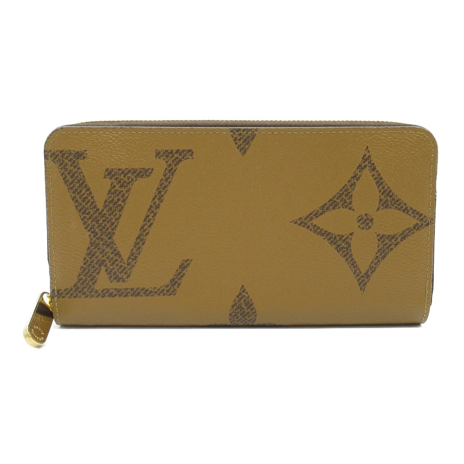 Louis Vuitton Louis Vuitton Zippy Wallet Round Long Zipper Coated Canvas Monogram Giant Reverse Brown Size ONE SIZE - 1 Thumbnail