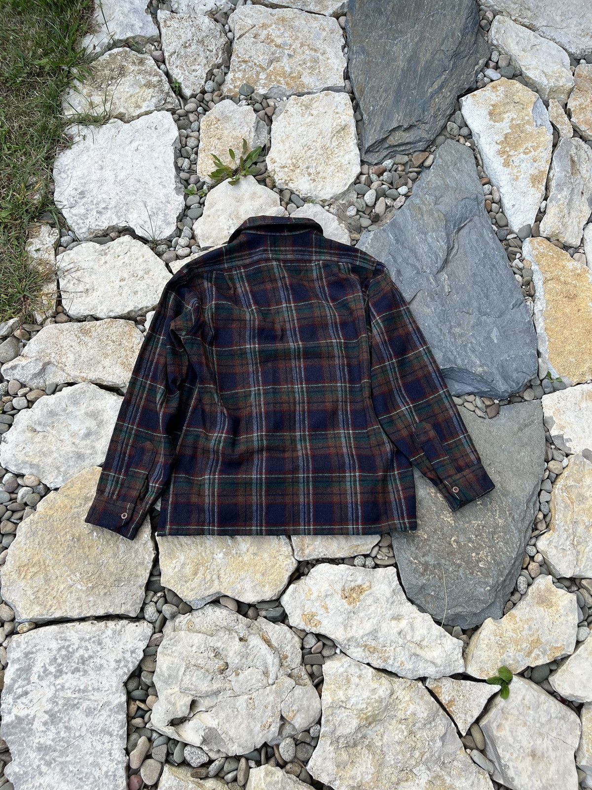 Flannel × Pendleton × Vintage Vintage 60s Pendleton wool flannel shirt plaid checked jacke Size US M / EU 48-50 / 2 - 2 Thumbnail
