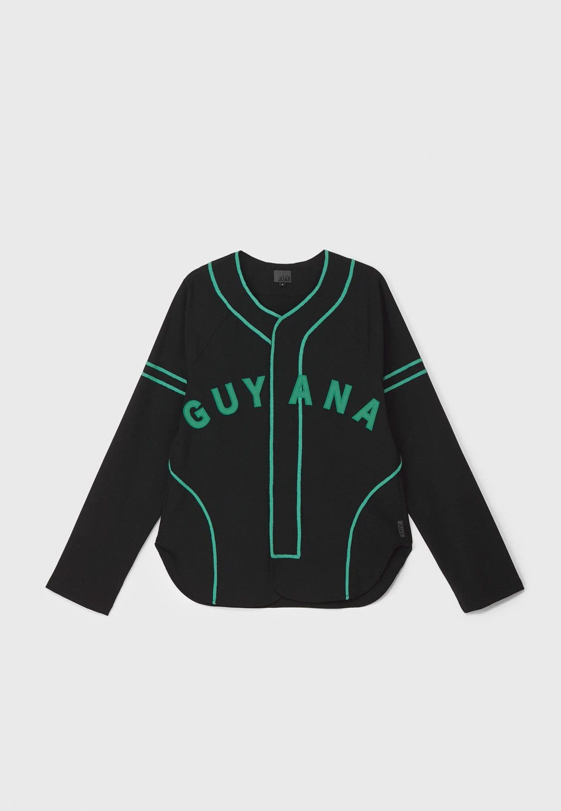 Saul Nash !DS! SS23 Saul Nash "GUYANA" Team Black Longsleeve Size US M / EU 48-50 / 2 - 2 Thumbnail