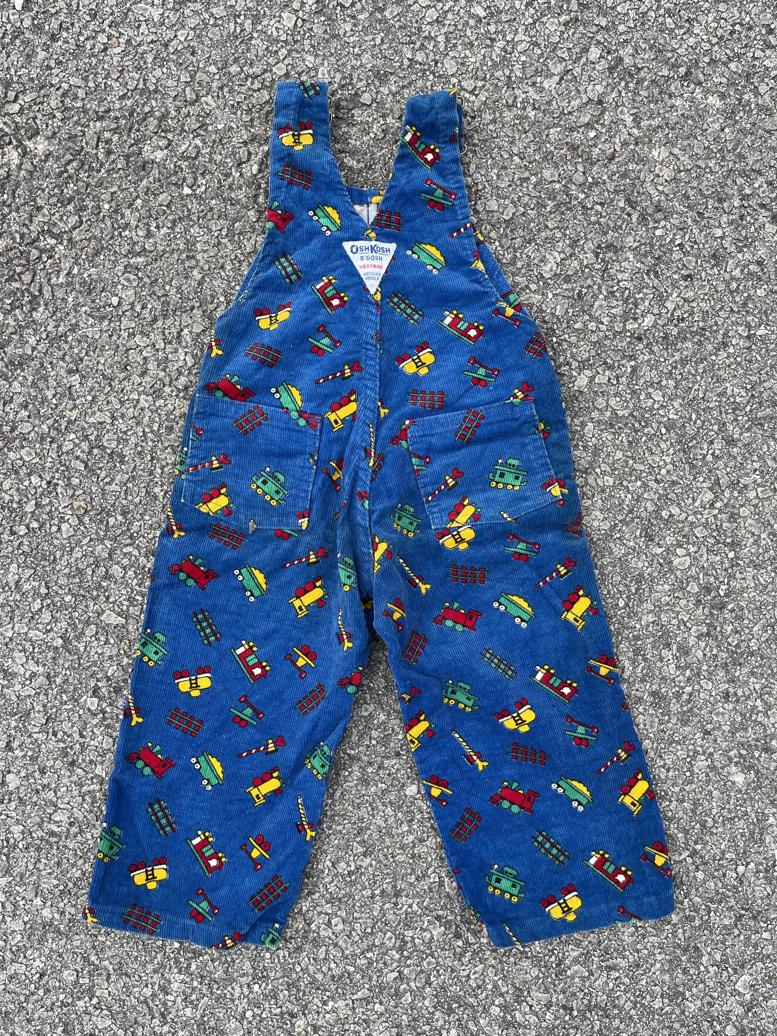 Oshkosh Vintage 70s Toddler OSHKOSH Corduroy Mini Train Size US 26 / EU 42 - 14 Thumbnail