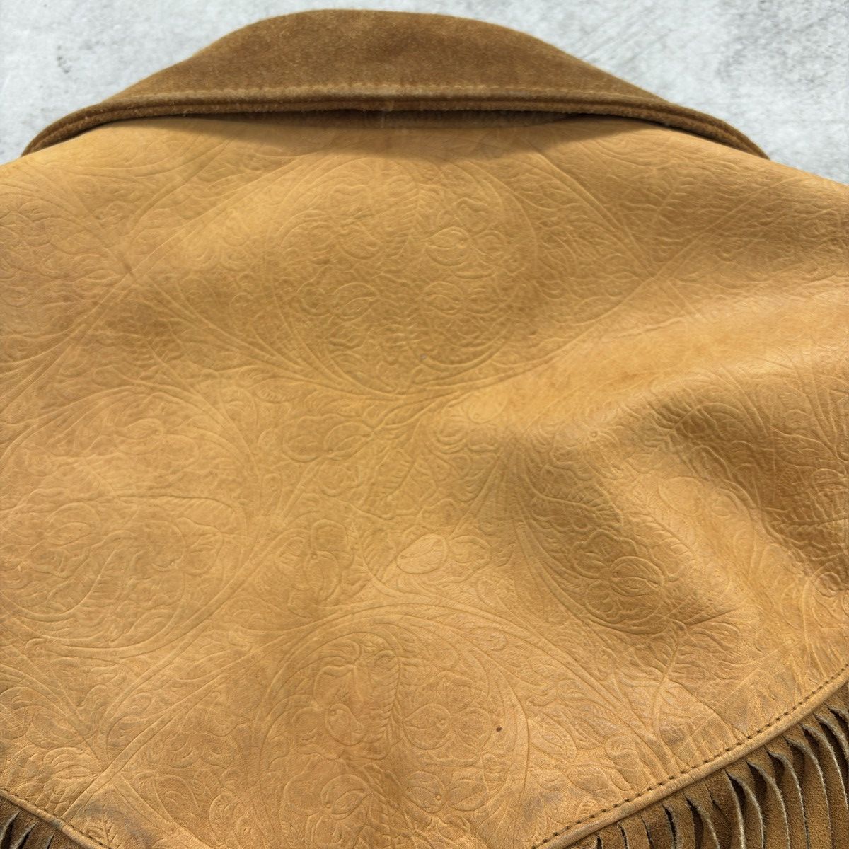 Schott Schott Western Suede Fringe Jacket Made in USA Size US XL / EU 56 / 4 - 7 Thumbnail