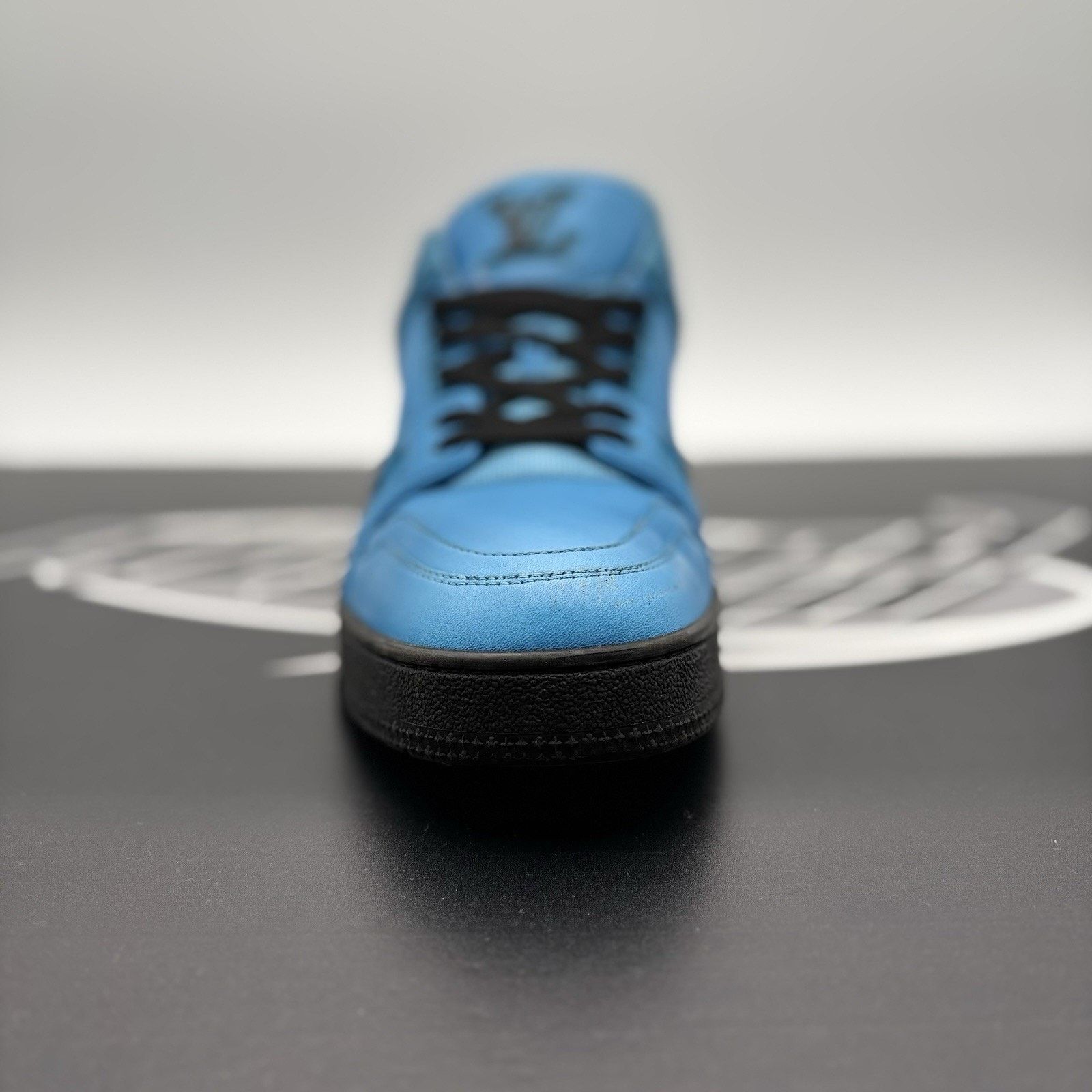 Louis Vuitton (8-8.5 US) Louis Vuitton Trainer ' Blue Black ' | GOOD COND! Size US 8.5 / EU 41-42 - 6 Thumbnail