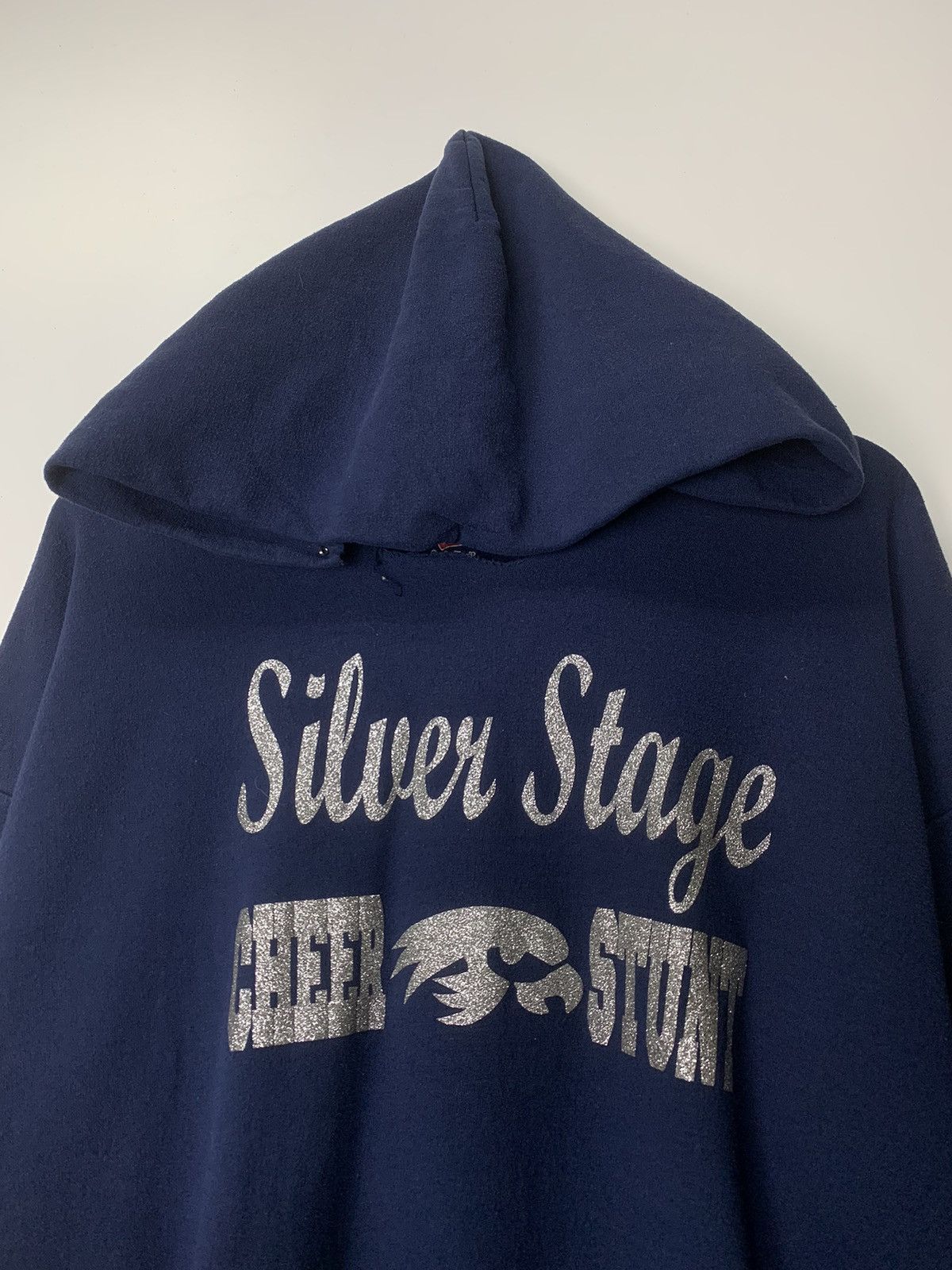 Hanes × Vintage Vintage Silver Stage Hoodies Size US XL / EU 56 / 4 - 3 Thumbnail