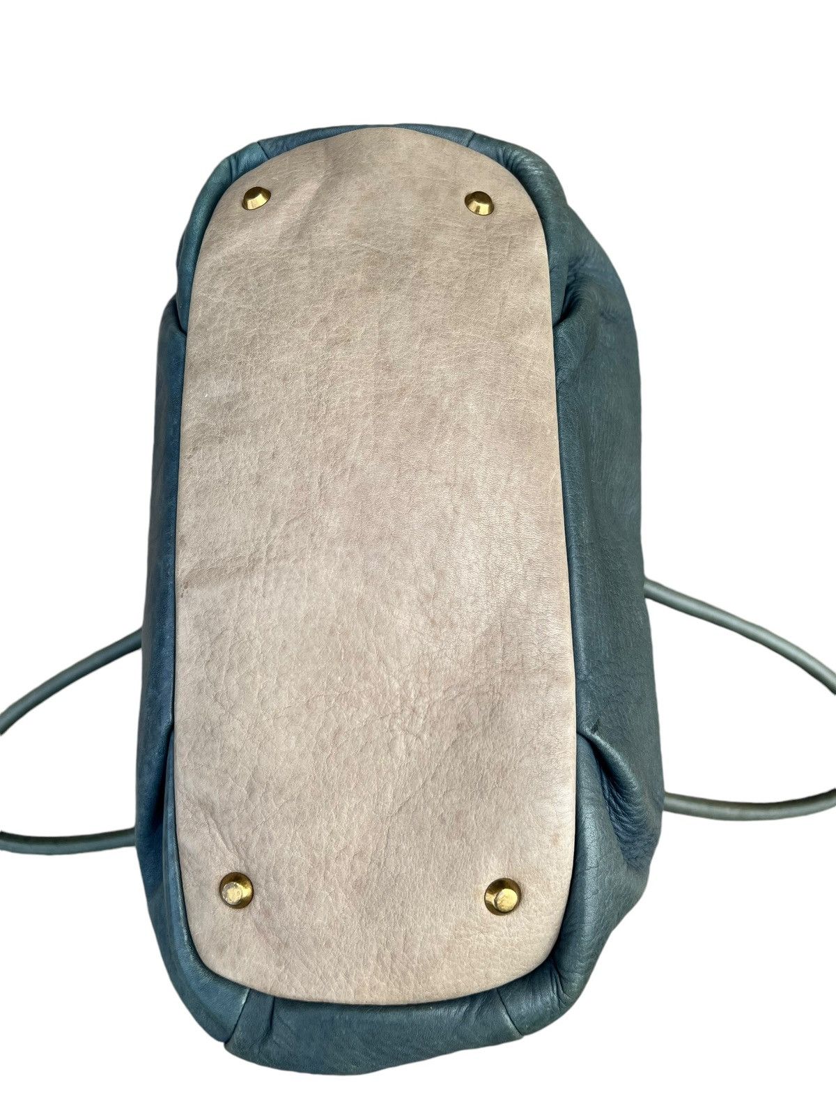 Leather Cledran Japan Faded Patina Leather Mini tote Bag Size ONE SIZE - 18 Thumbnail