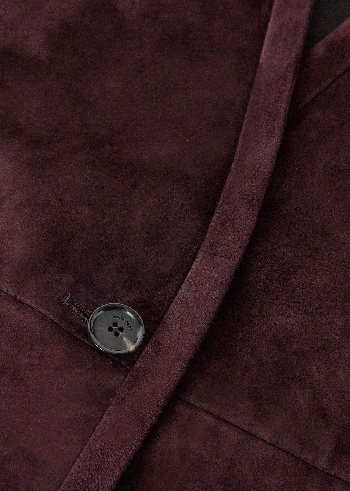 Loro Piana o1srvl11e0126 FAO3692 Cash Suede Peter Coat in Deep Burgundy Size L / US 10 / IT 46 - 7 Thumbnail