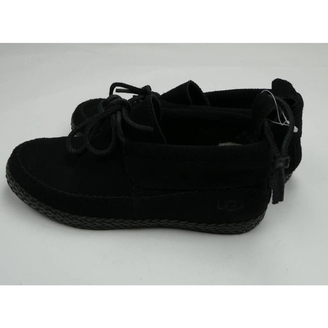 Ugg UGG Woodlyn Moc Black Suede Shoes Boots 1094814, size: 6 Size US 6 / IT 36 - 1 Thumbnail