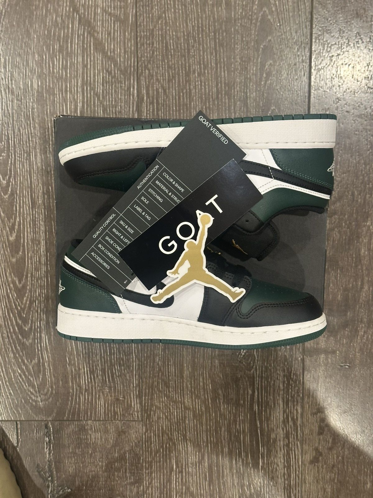 Jordan Brand Jordan 1 Low Noble Green Size US 5.5 / EU 38 - 3 Thumbnail