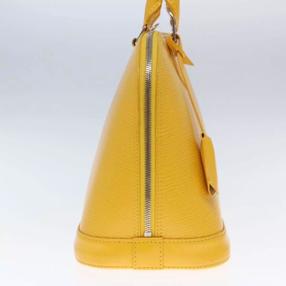 Louis Vuitton LOUIS VUITTON Epi Alma PM Hand Bag Yellow Citron Size ONE SIZE - 16 Thumbnail