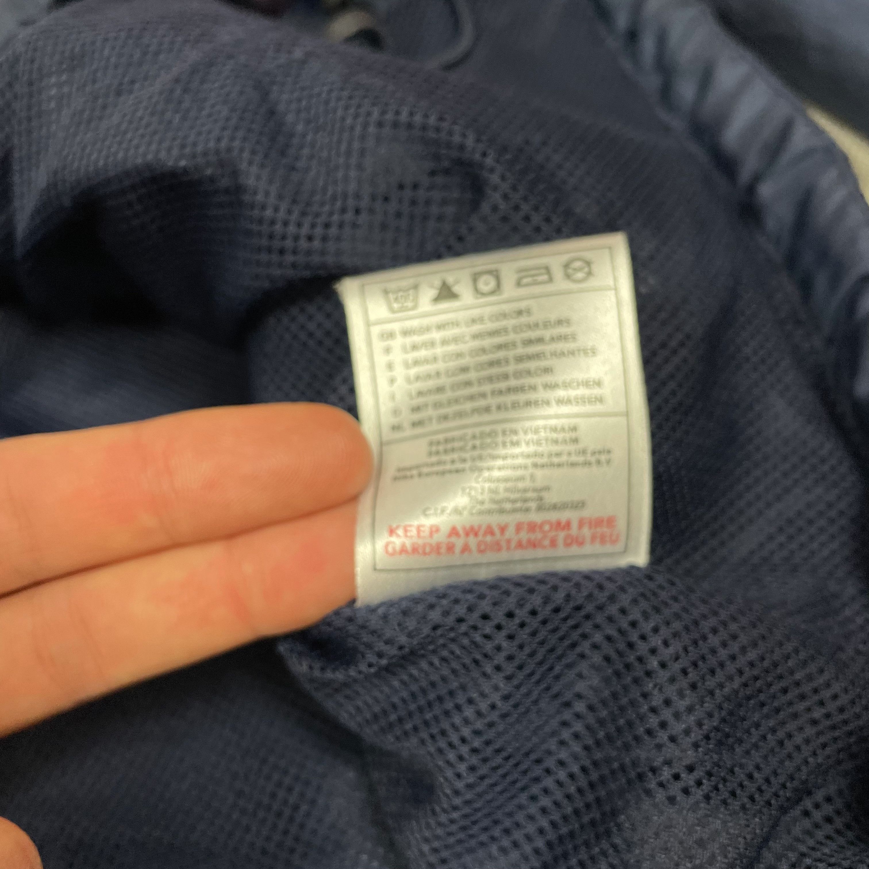 Nike × Vintage Nike Men's Navy Hooded Full Zip Windbreaker Jacket Medium Size US M / EU 48-50 / 2 - 10 Thumbnail