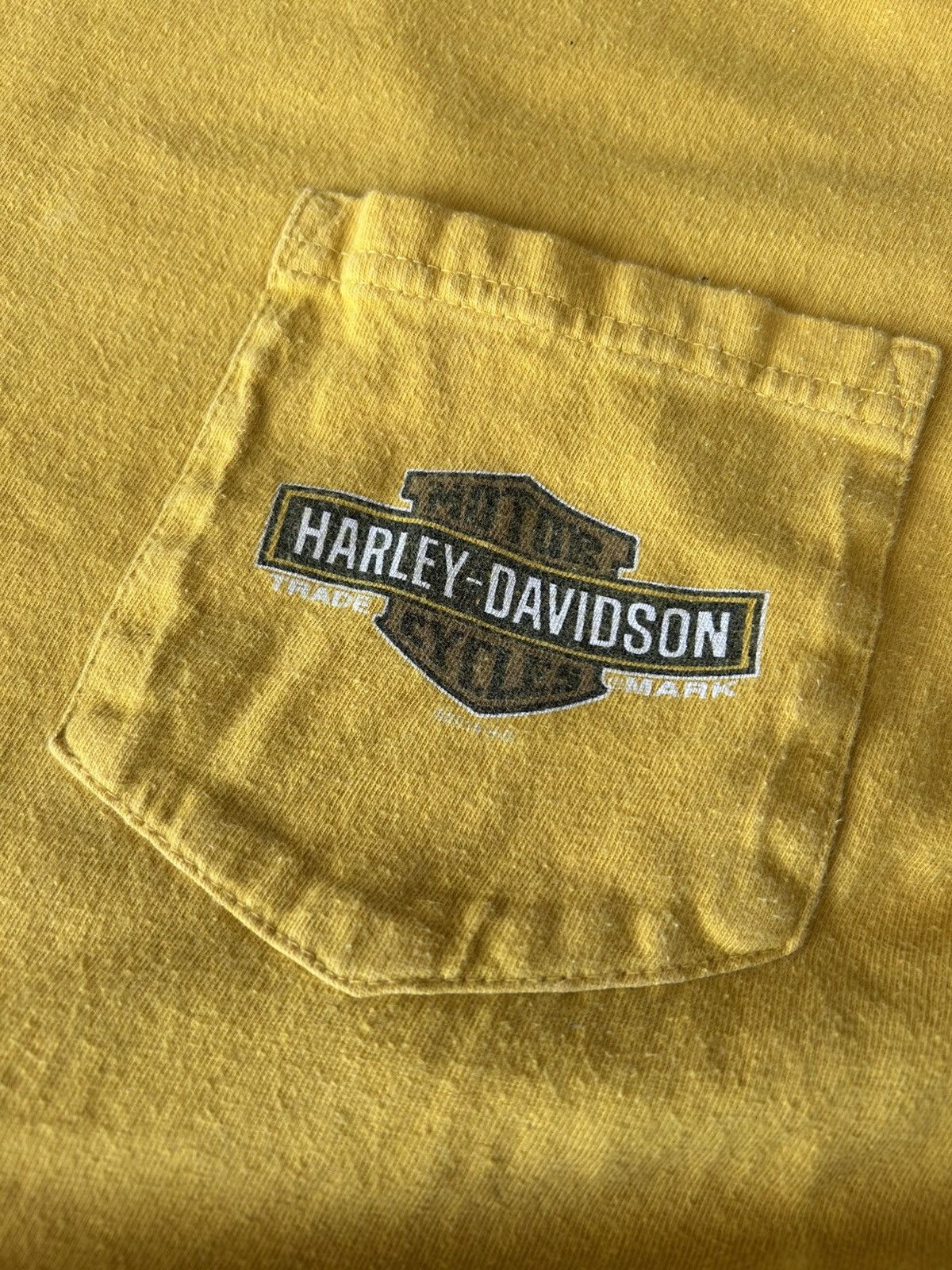 Harley Davidson harley davidson belmont ohio yellow miner tee Size US M / EU 48-50 / 2 - 4 Thumbnail