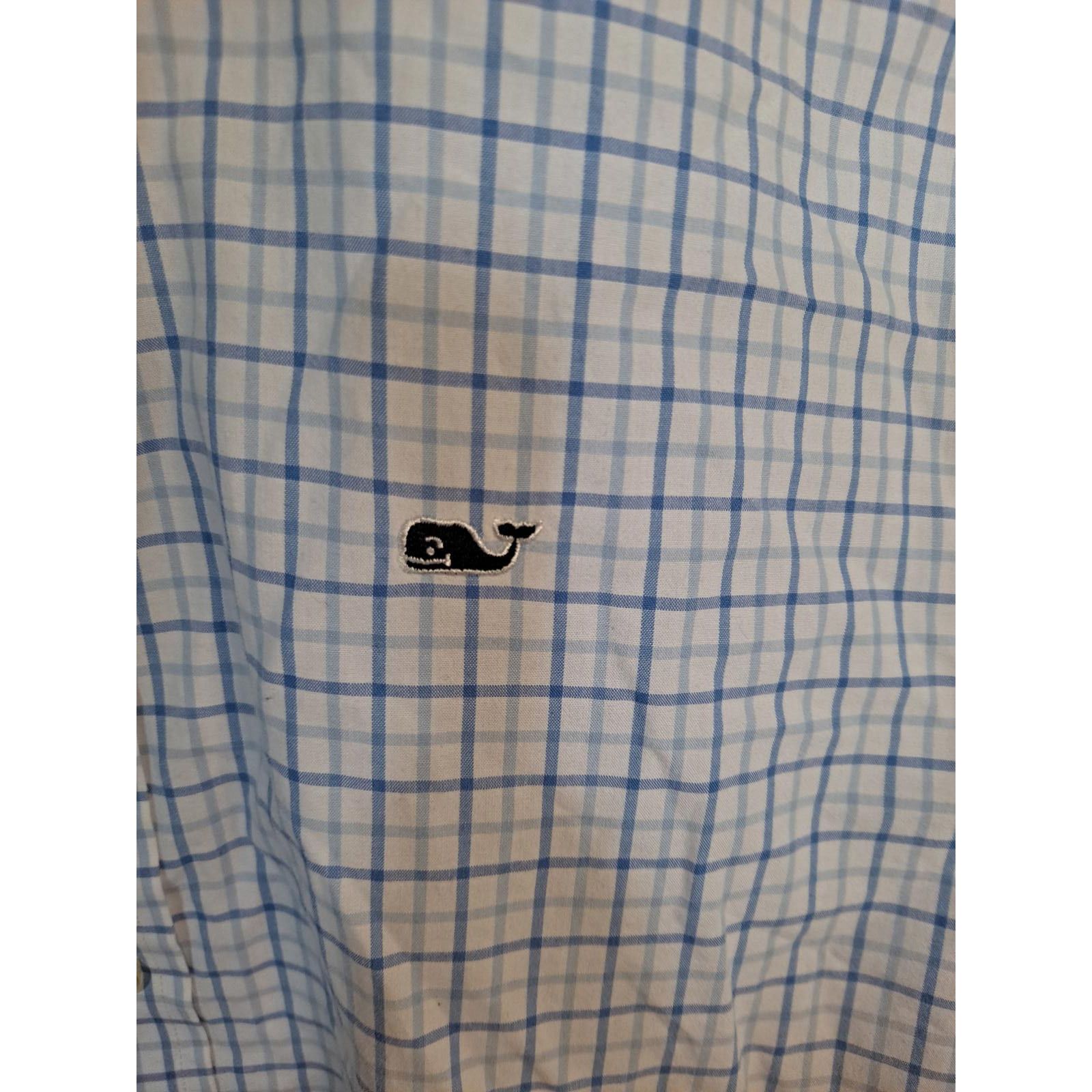 Vineyard Vines Kids Vineyard And Vines Performance Whale Shirt Blue and Whi Size ONE SIZE - 2 Thumbnail