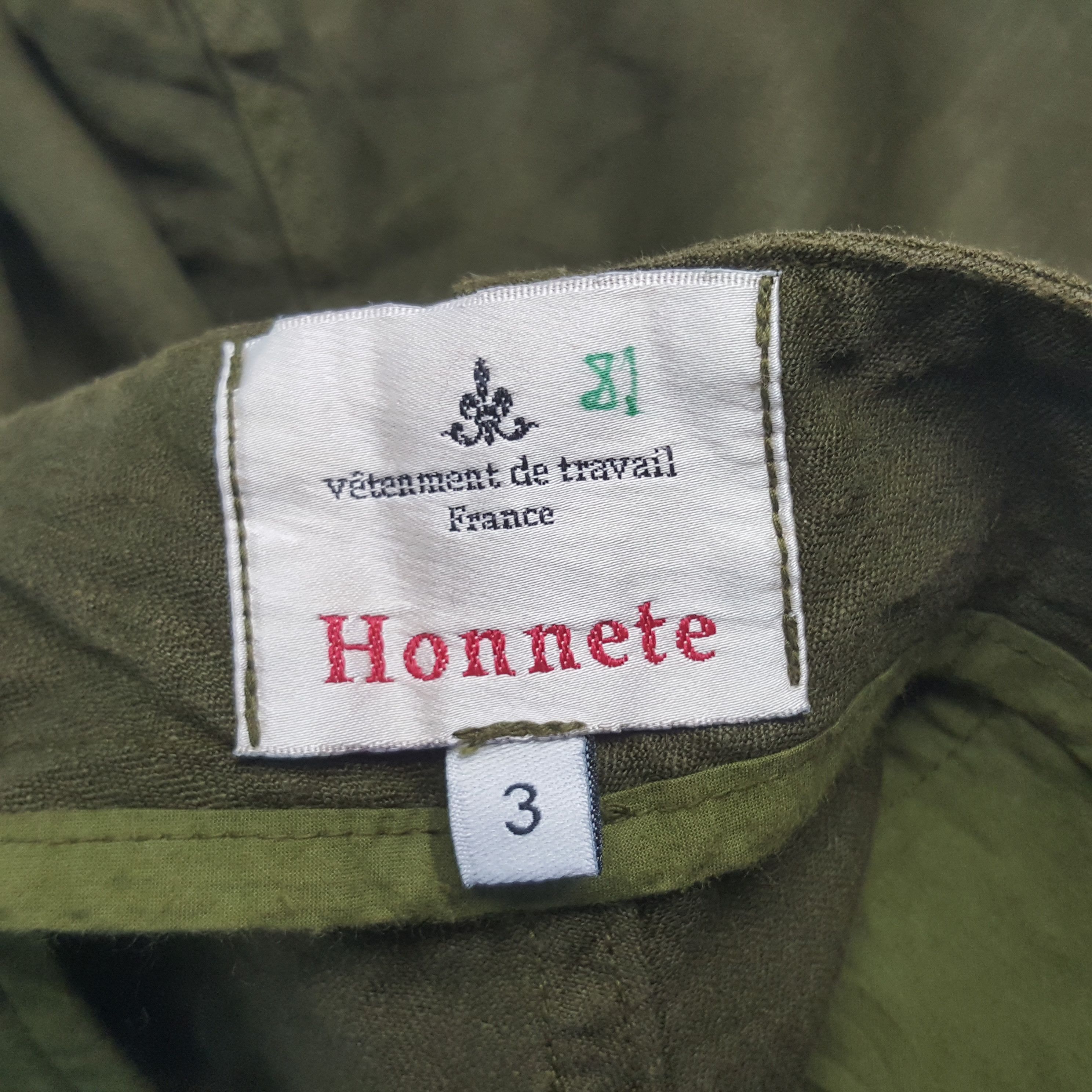 Designer Vintage Vetenment de Travail Honnete Corgo Short Pants Size US 34 / EU 50 - 12 Thumbnail