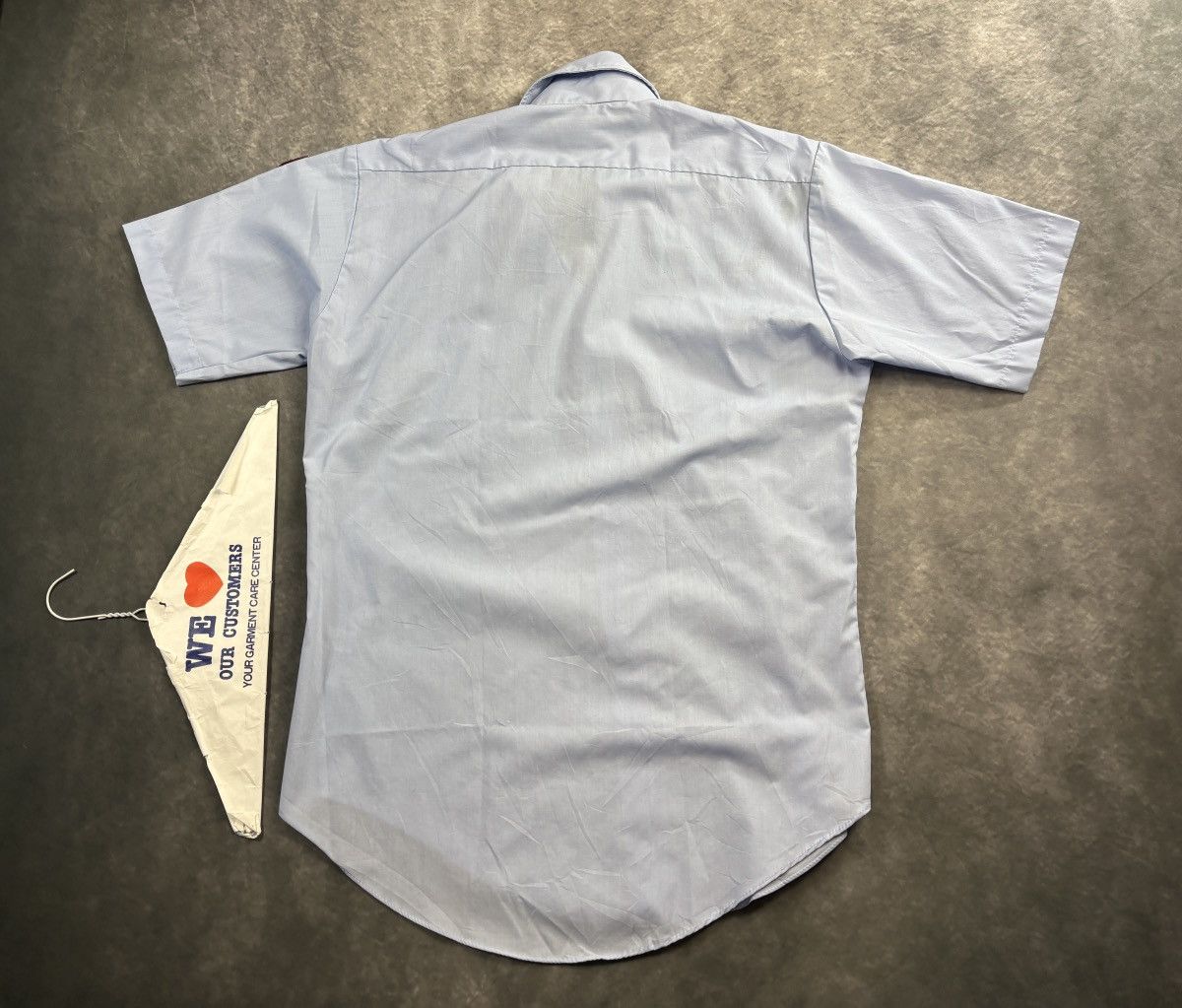Vintage 1980s Vintage Work Shirt Security Uniform Shortsleeve Summer Size US S / EU 44-46 / 1 - 11 Thumbnail