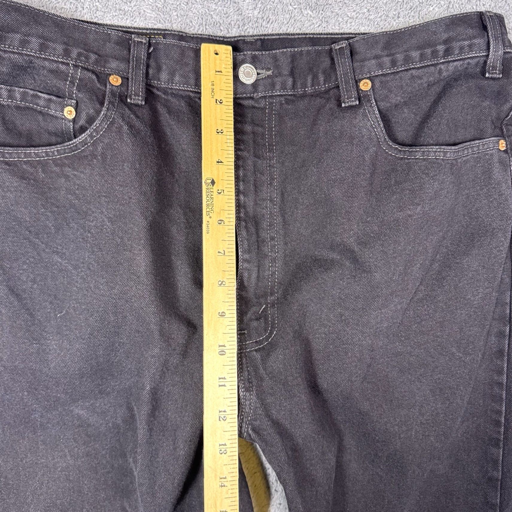Levi's VINTAGE Levi's 505 Jeans Men 38x32 Paper Tag 1999 Canada Charcoal Wash Distressed Reg Straight Shirt Pants? Size US 38 / EU 54 - 7 Thumbnail