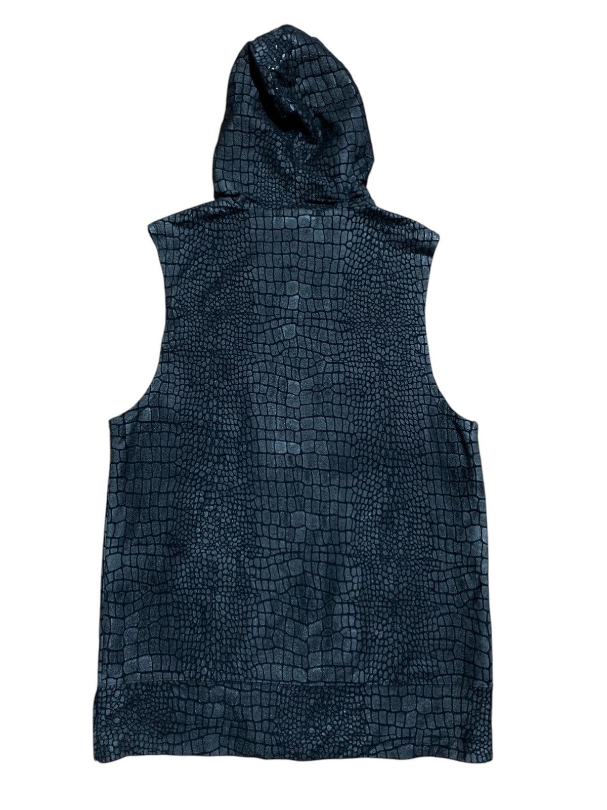 Tornado Mart 2000s Grosbec cyber python texture sleeveless hoodie lgb Size US L / EU 52-54 / 3 - 10 Thumbnail