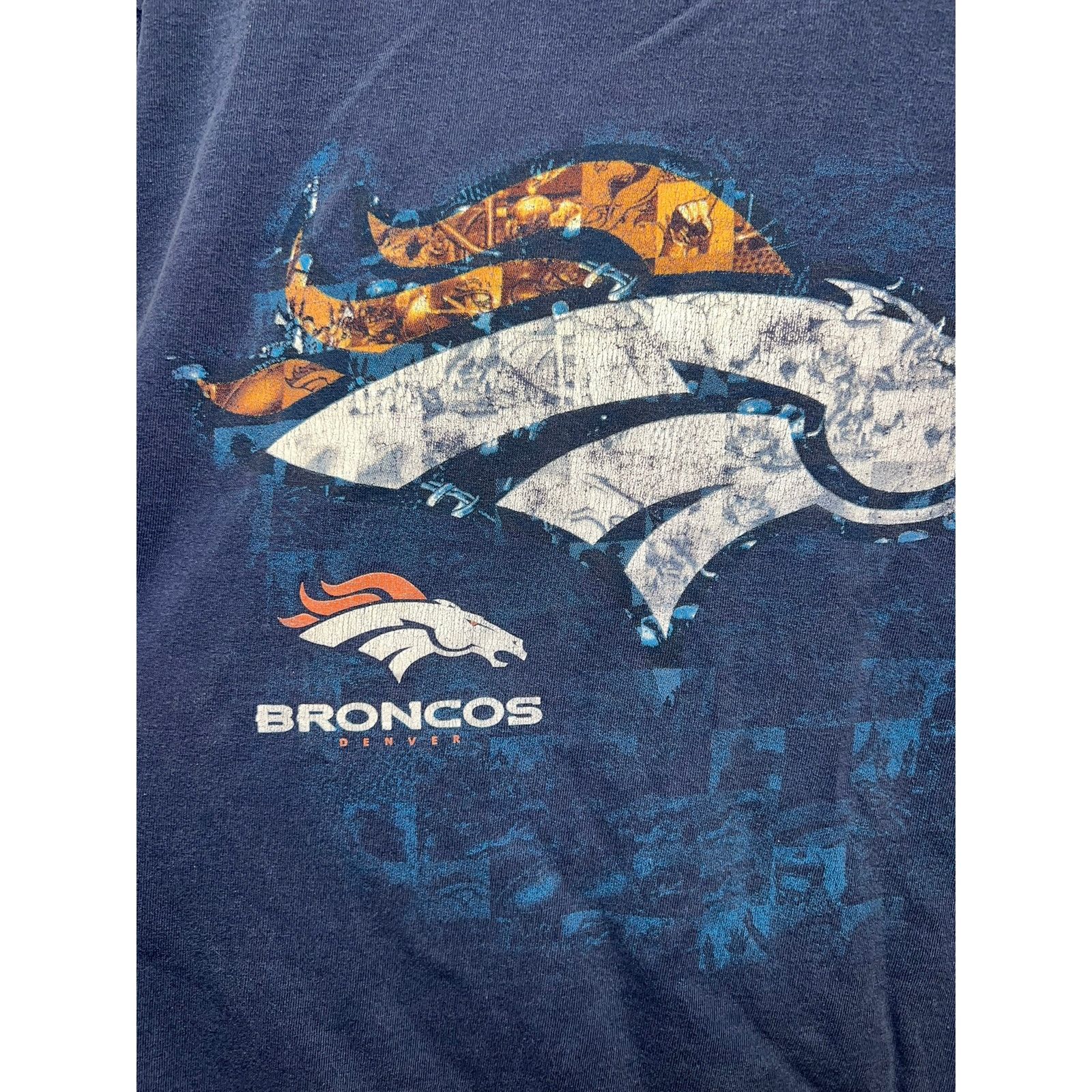 NFL Denver Broncos Logo Shirt Blue Graphic NFL Tee Medium Size US M / EU 48-50 / 2 - 2 Thumbnail