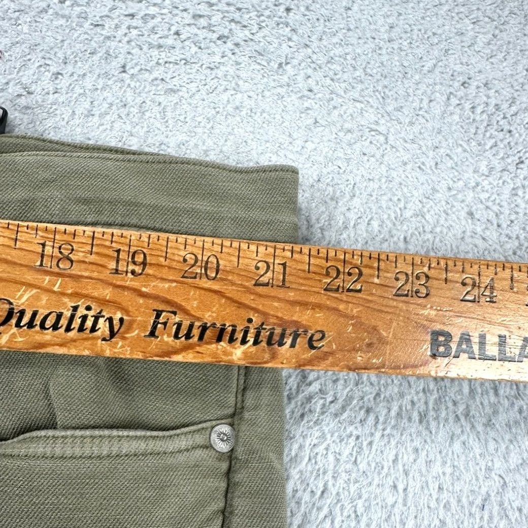Faherty Faherty Straight Jeans Mens 40 Olive Green 5 Pocket Denim Pants Straight Leg 33 Inseam Regular Waist 40 Size US 40 / EU 56 - 7 Thumbnail