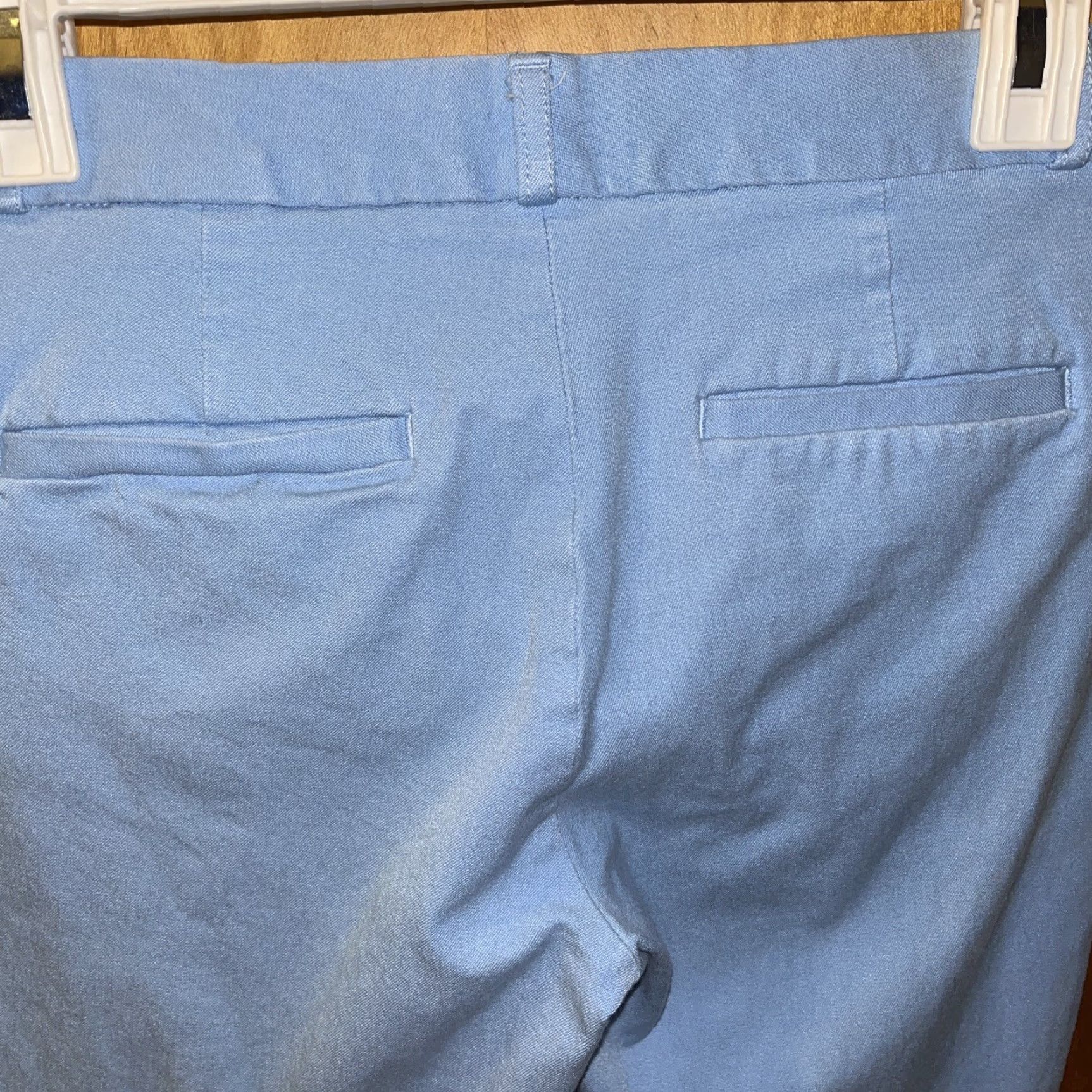 Banana Republic Banana Republic Curvy Fit Sloan Light Blue Slim Ankle Pants Stretch Size 4 Womens Size 27" / US 4 / IT 40 - 5 Thumbnail