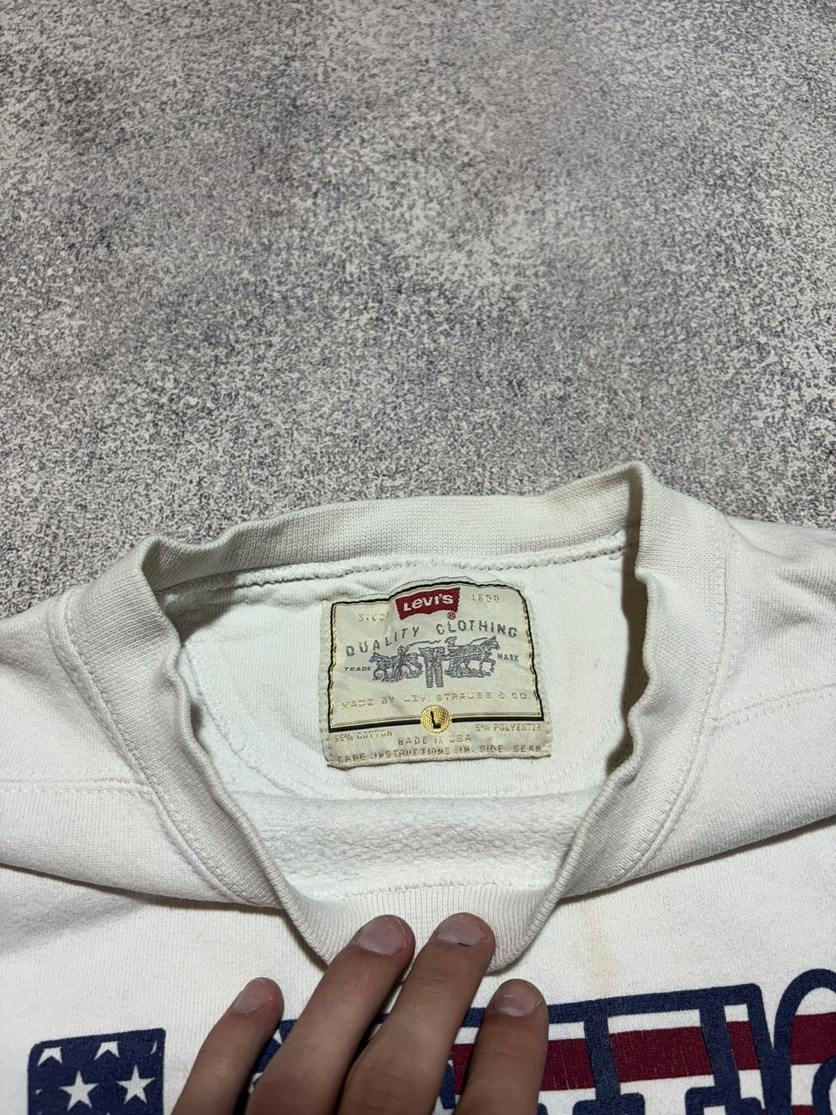 Levi's × Levi's Vintage Clothing × Vintage Vintage Levi's Sweatshirt 1996 Crewneck American big logo Size US L / EU 52-54 / 3 - 8 Thumbnail