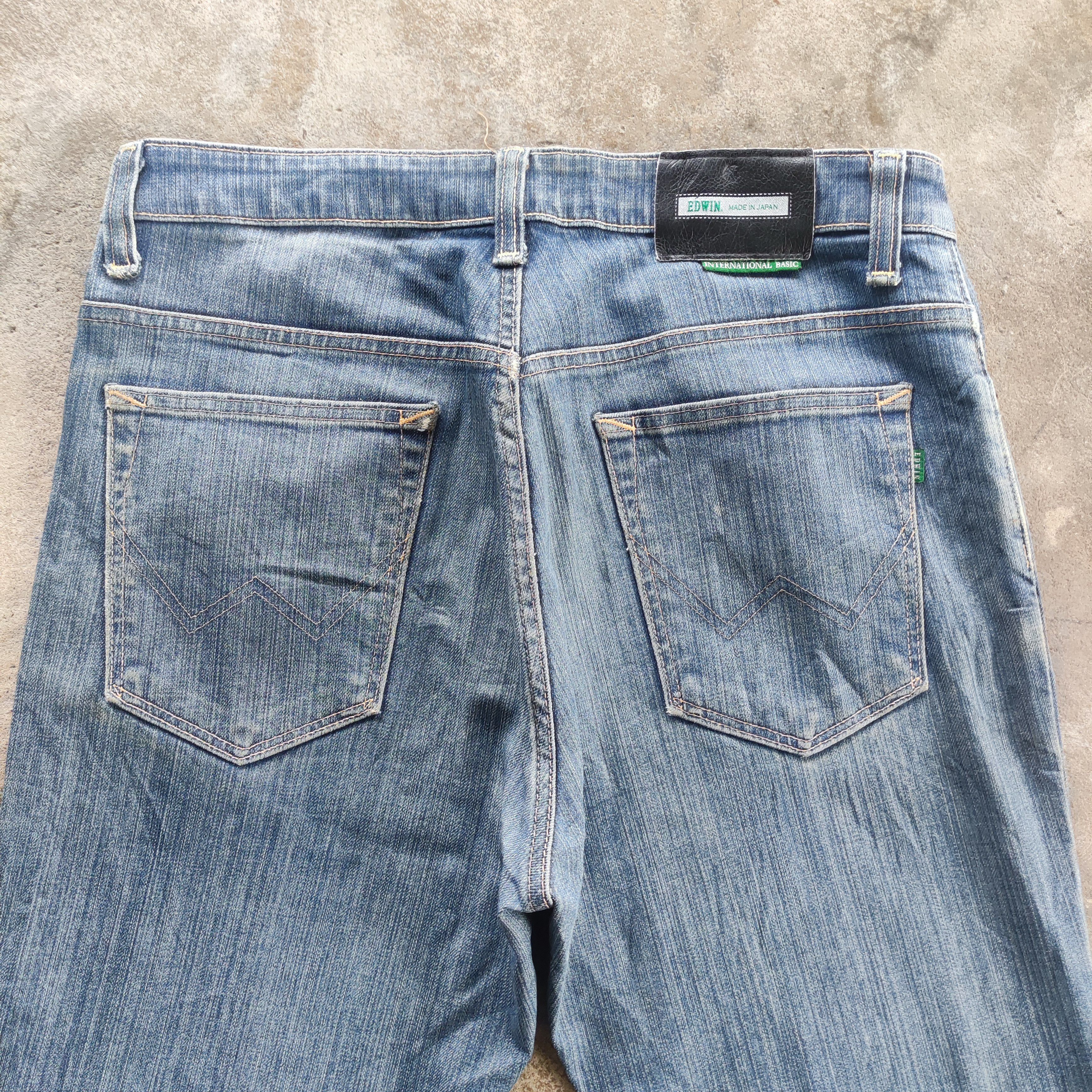 Edwin Vintage Edwin Brand Straight Cut Jeans Faded Ripped Pants Size US 34 / EU 50 - 10 Thumbnail