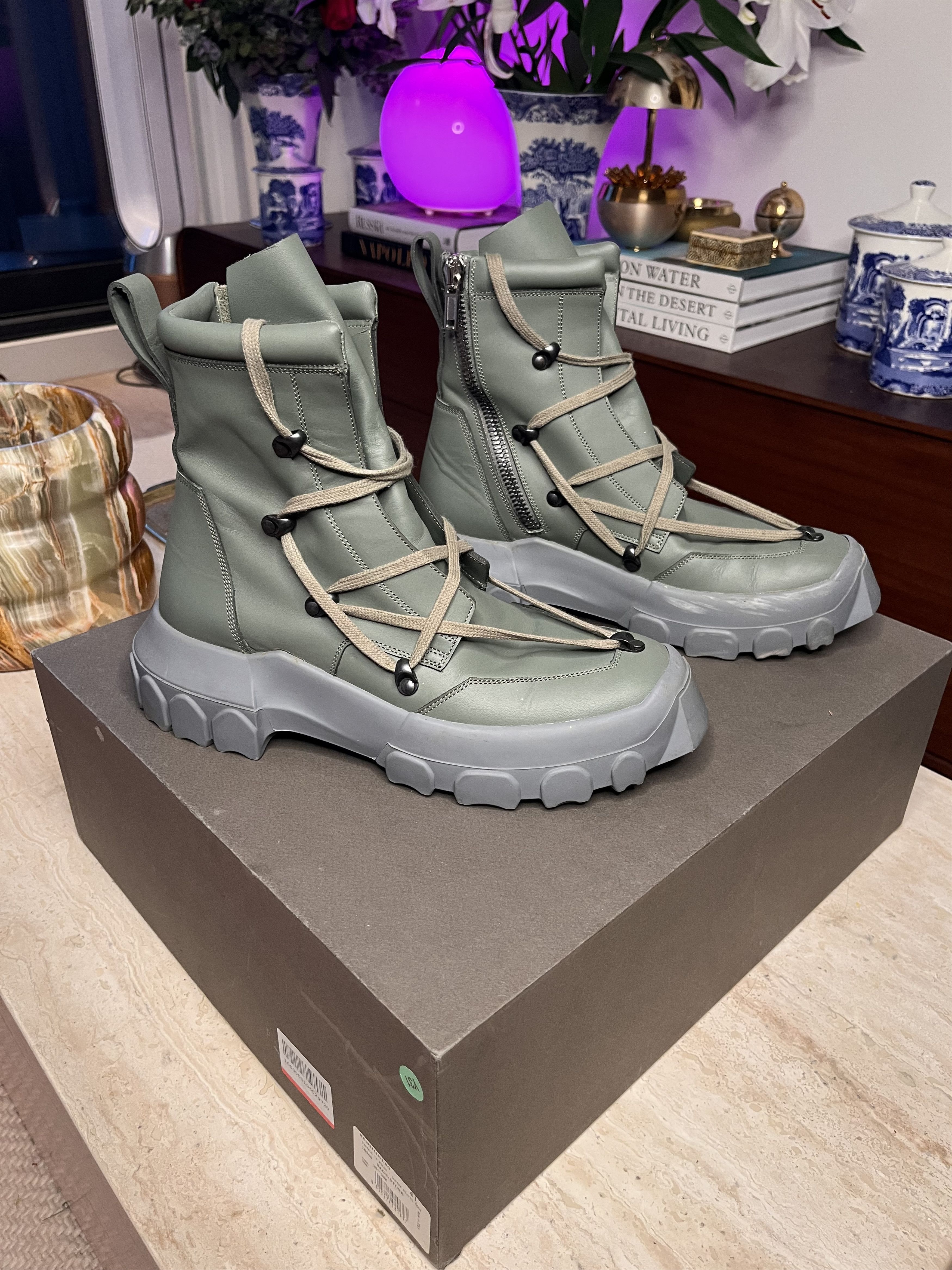 Rick Owens Rick Owens Hiking Tractor Sock Boots | Grailed