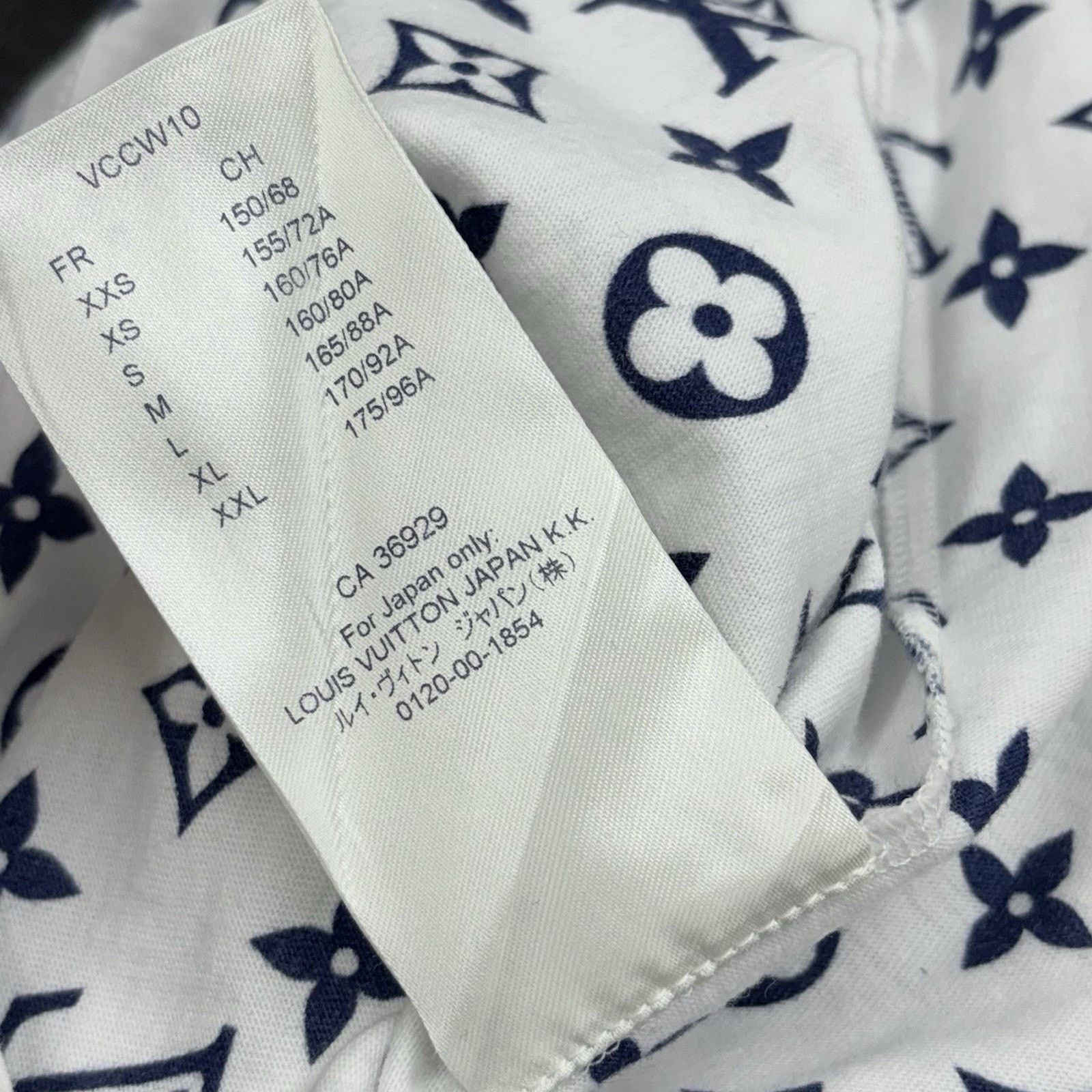 Louis Vuitton Louis Vuitton Chain Monogram Print ' White Blue ' VERY CLEAN Size US M / EU 48-50 / 2 - 14 Thumbnail