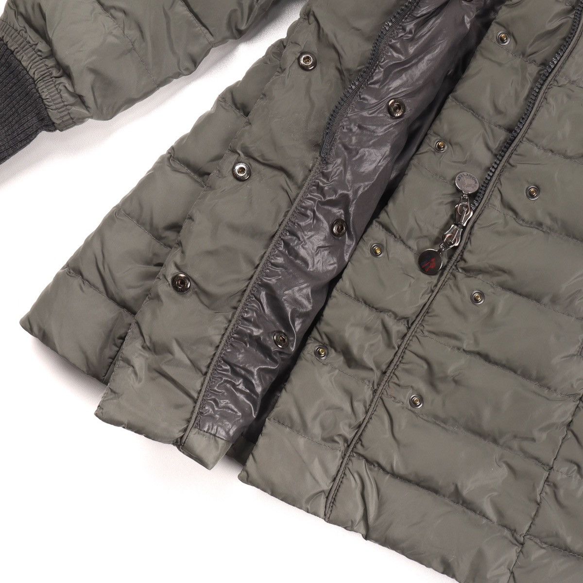 Moncler Authentic Moncler Cappottino Kids Down Long Jacket Olive Size XXS / US 00 / IT 34 - 9 Thumbnail
