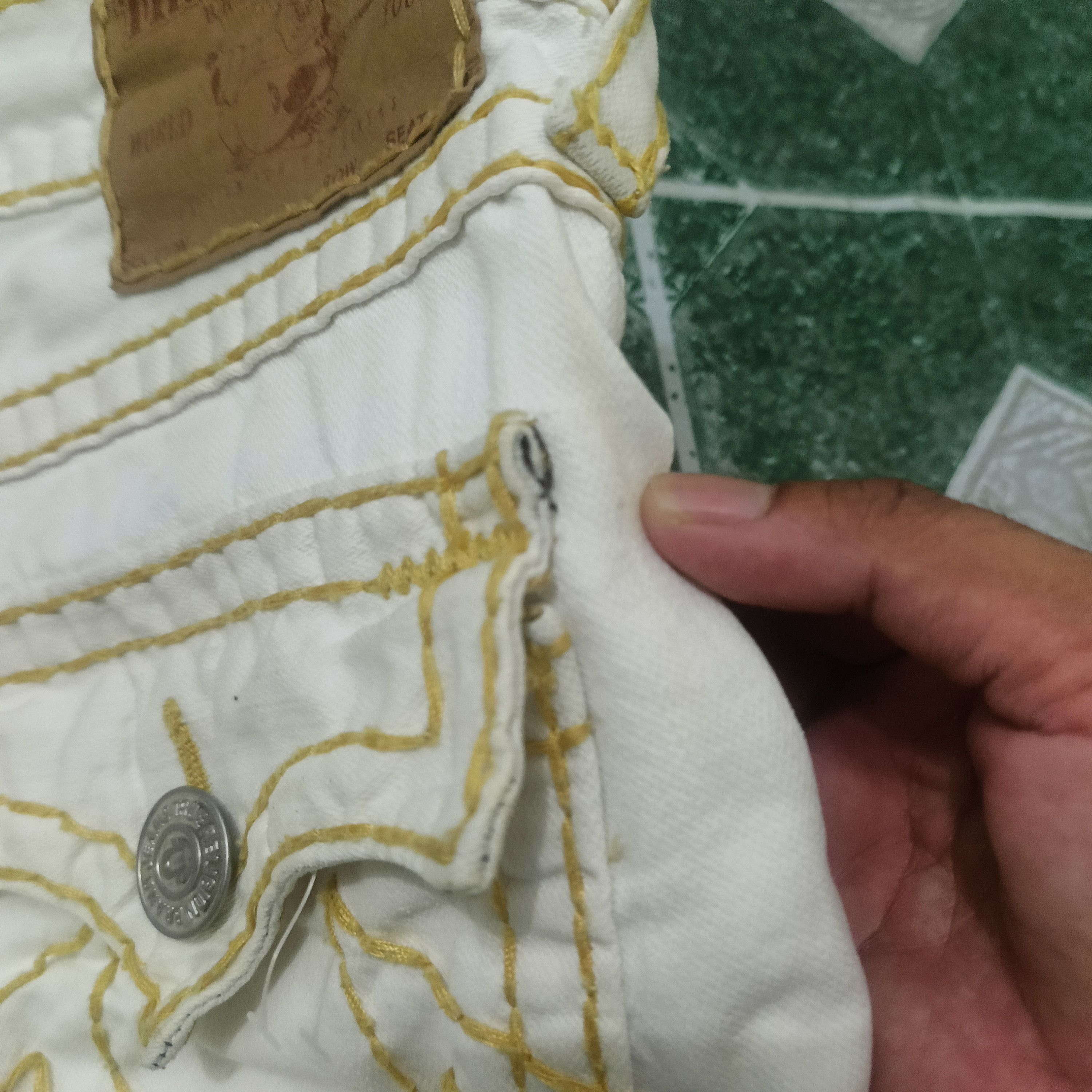 True Religion Rare!!! True Religion Row Seat Flared Yellow Gold Stitch Size US 32 / EU 48 - 20 Thumbnail