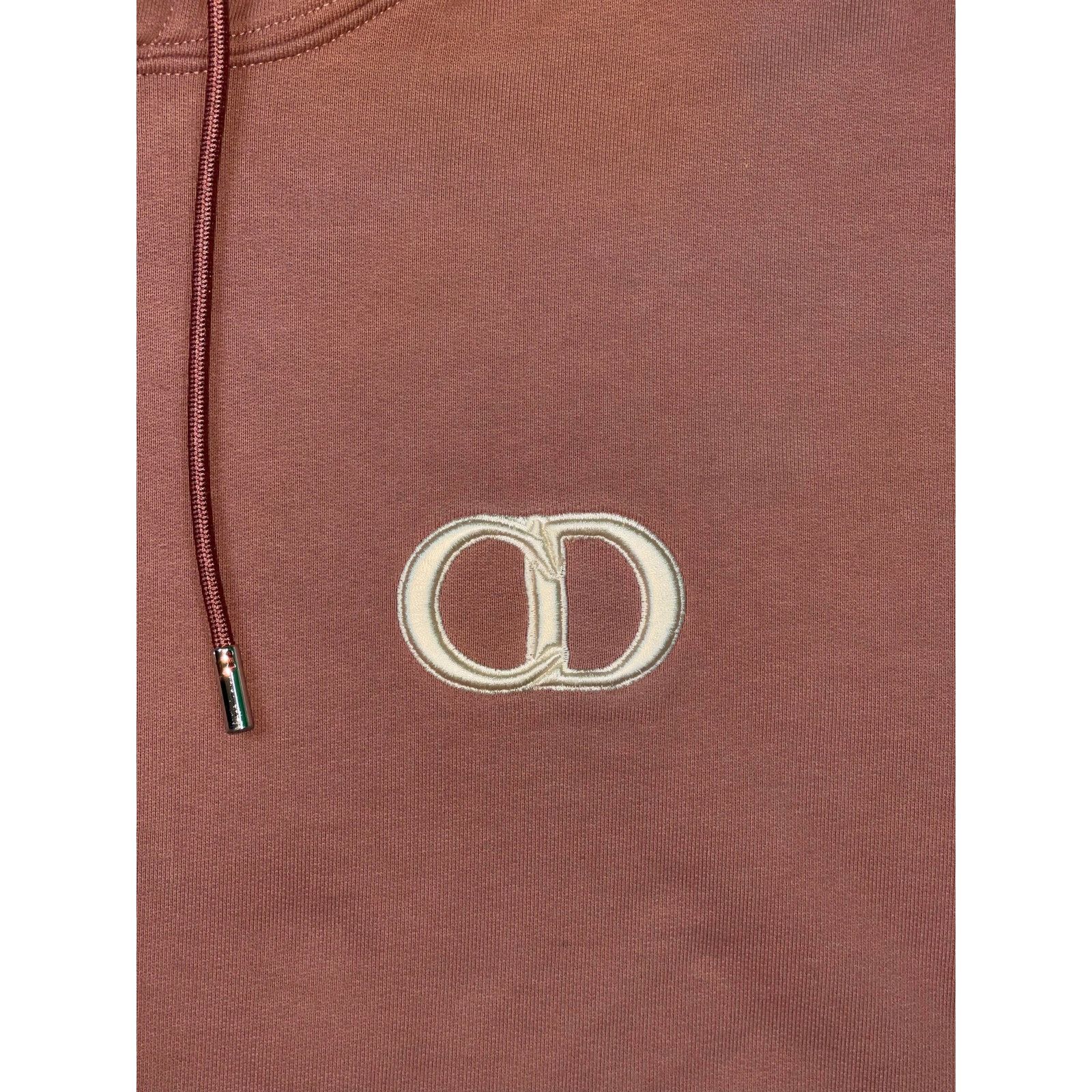 Dior Dior CD Logo Rust Pink Hoodie Size XL / US 12-14 / IT 48-50 - 3 Thumbnail