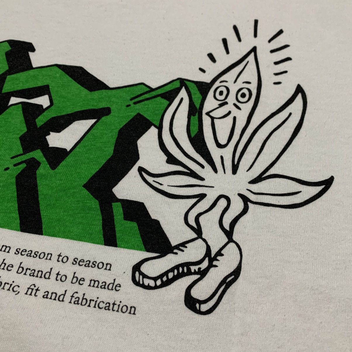 Off-White Off White Small Weed Graphic White Tee Virgil Abloh Size US S / EU 44-46 / 1 - 4 Thumbnail