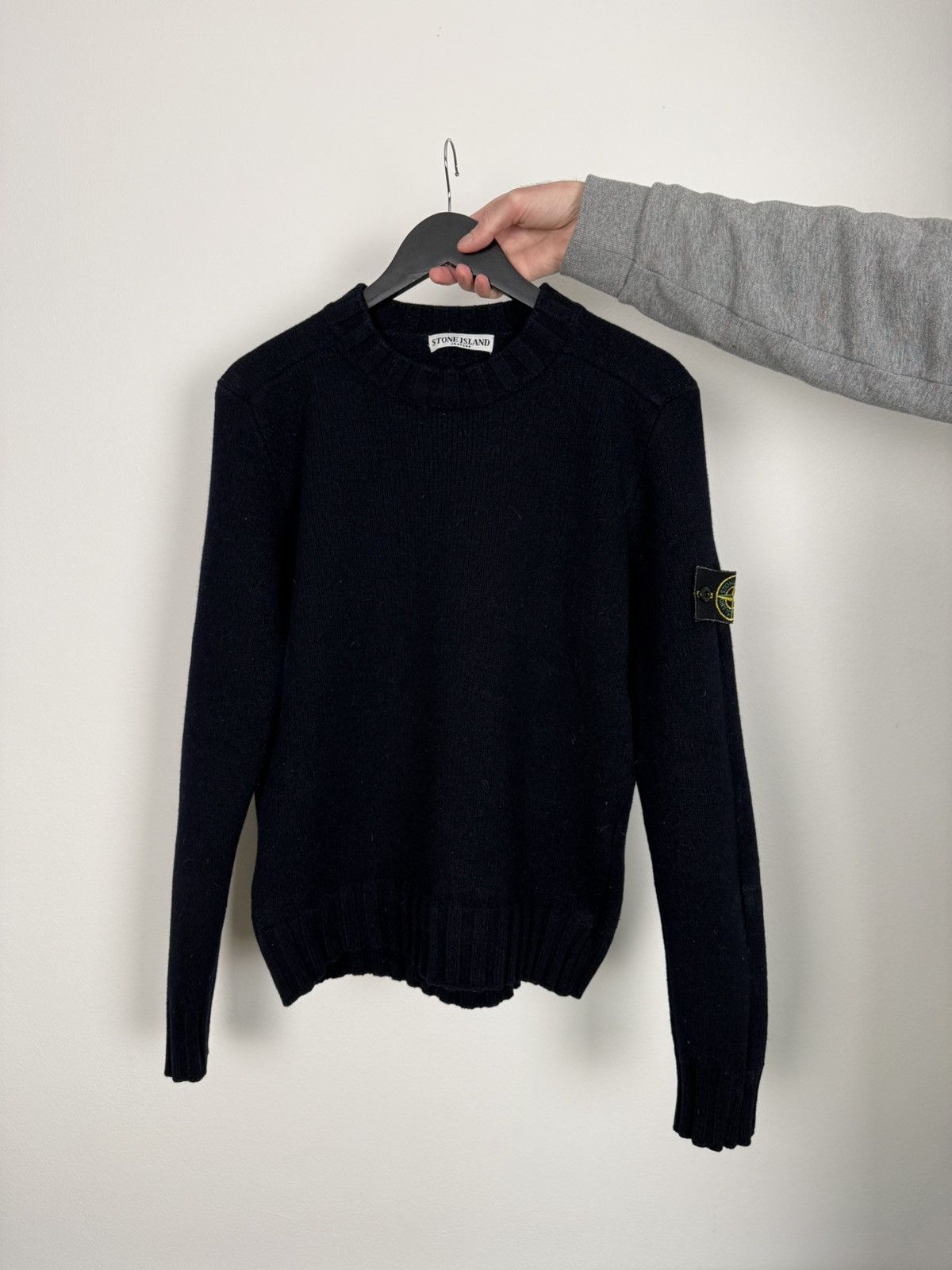 Stone Island Vintage blue Stone Island knitted sweater Size US M / EU 48-50 / 2 - 2 Thumbnail