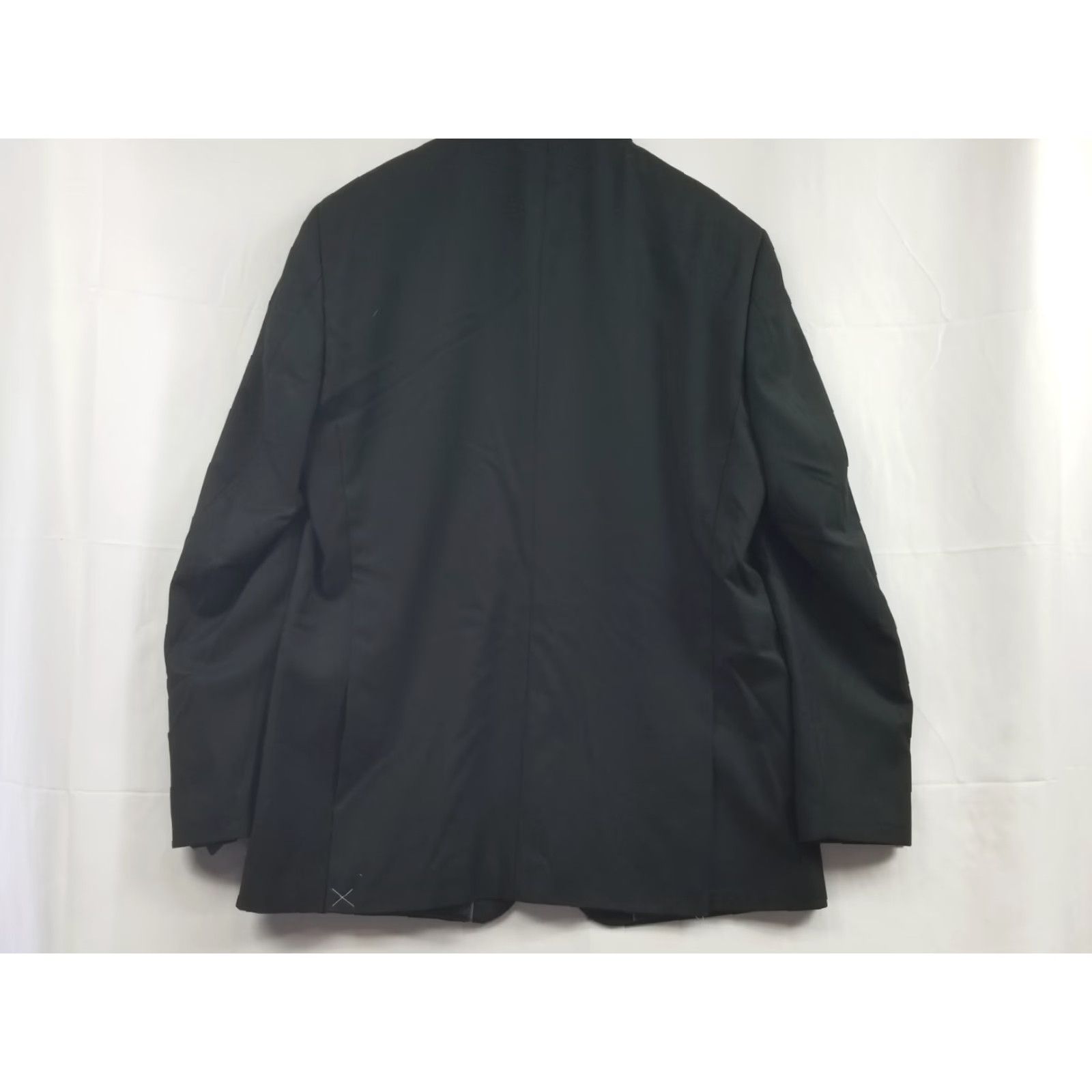 Vintage Combatant Gentlemen Wool Blazer Sport Coat Men’s Size 44L Slim Fit Black Sport Coat Mens Wool Blazer Slim 44L Black Size 44R - 2 Thumbnail