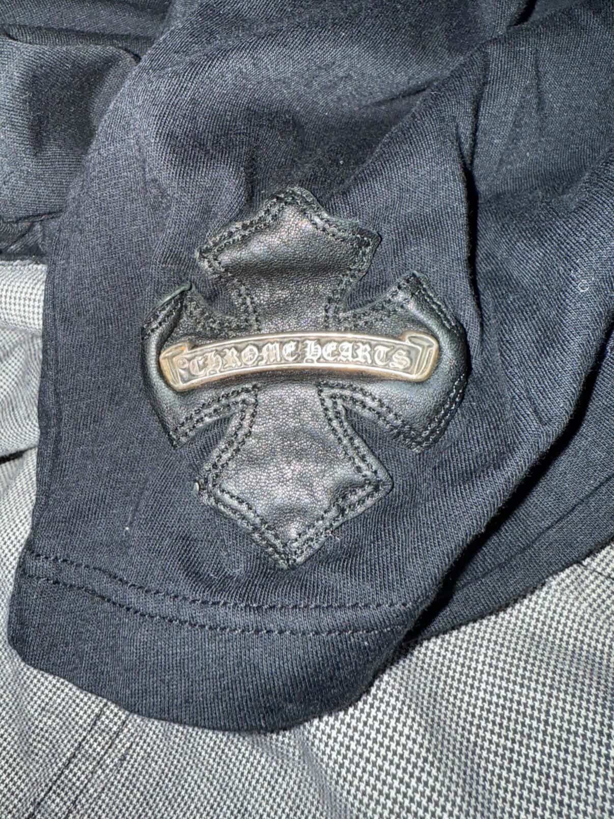 Chrome Hearts Chrome Hearts Long Sleeve With Leather Patch Size US M / EU 48-50 / 2 - 3 Thumbnail