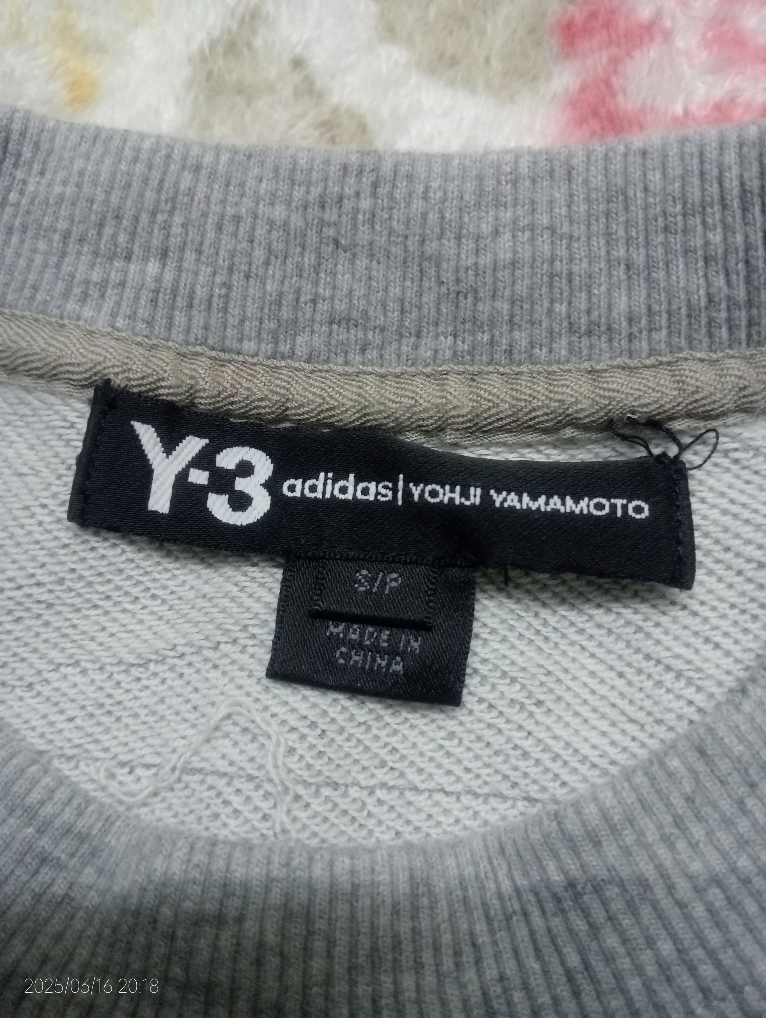 Yohji Yamamoto Adidas Y-3 Yohji Yamamoto Swetshirt Very Rare Size US S / EU 44-46 / 1 - 2 Thumbnail